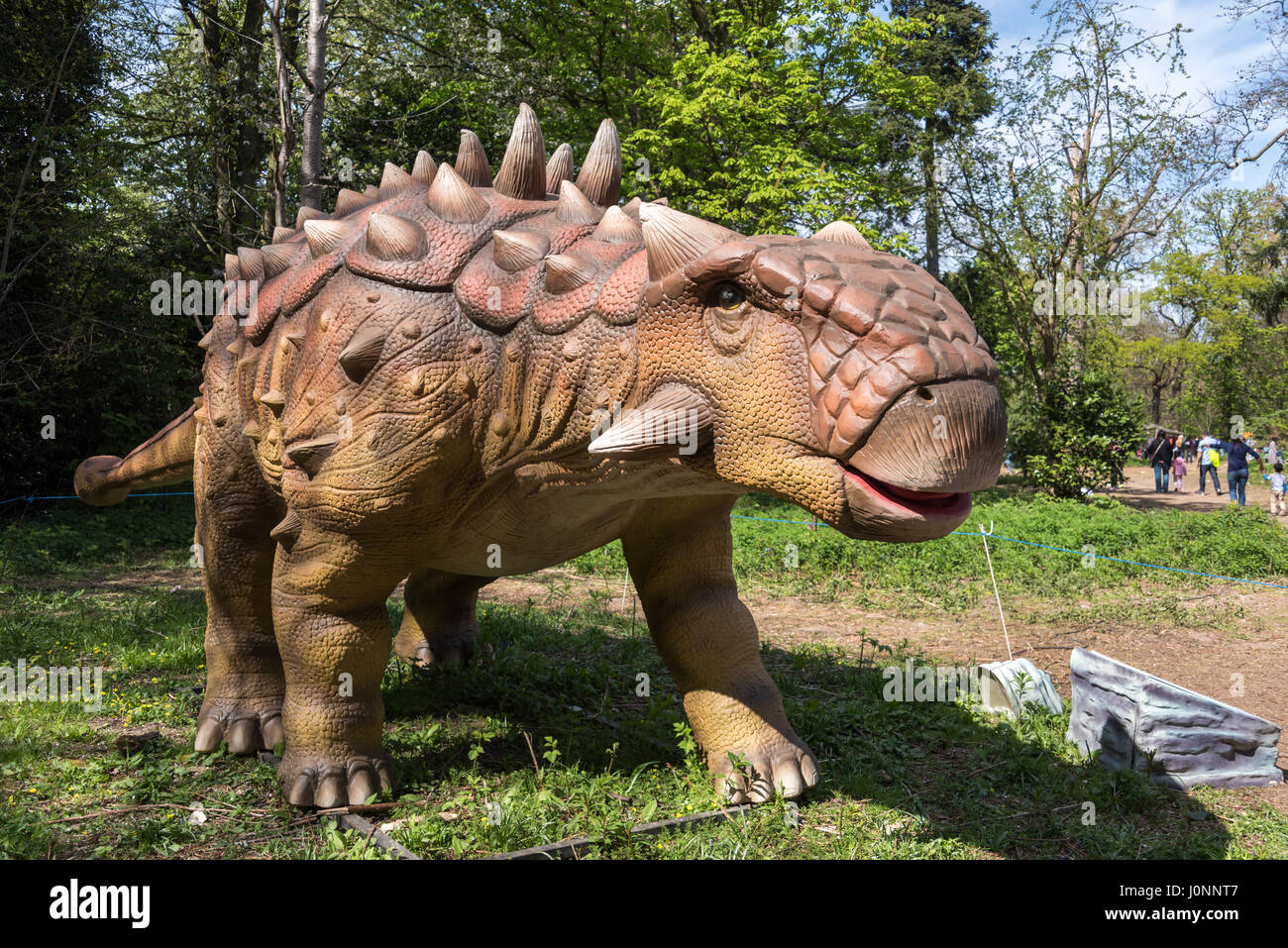 Οπλον-, Jurassic Königreich Osterley Park, London Stockfoto