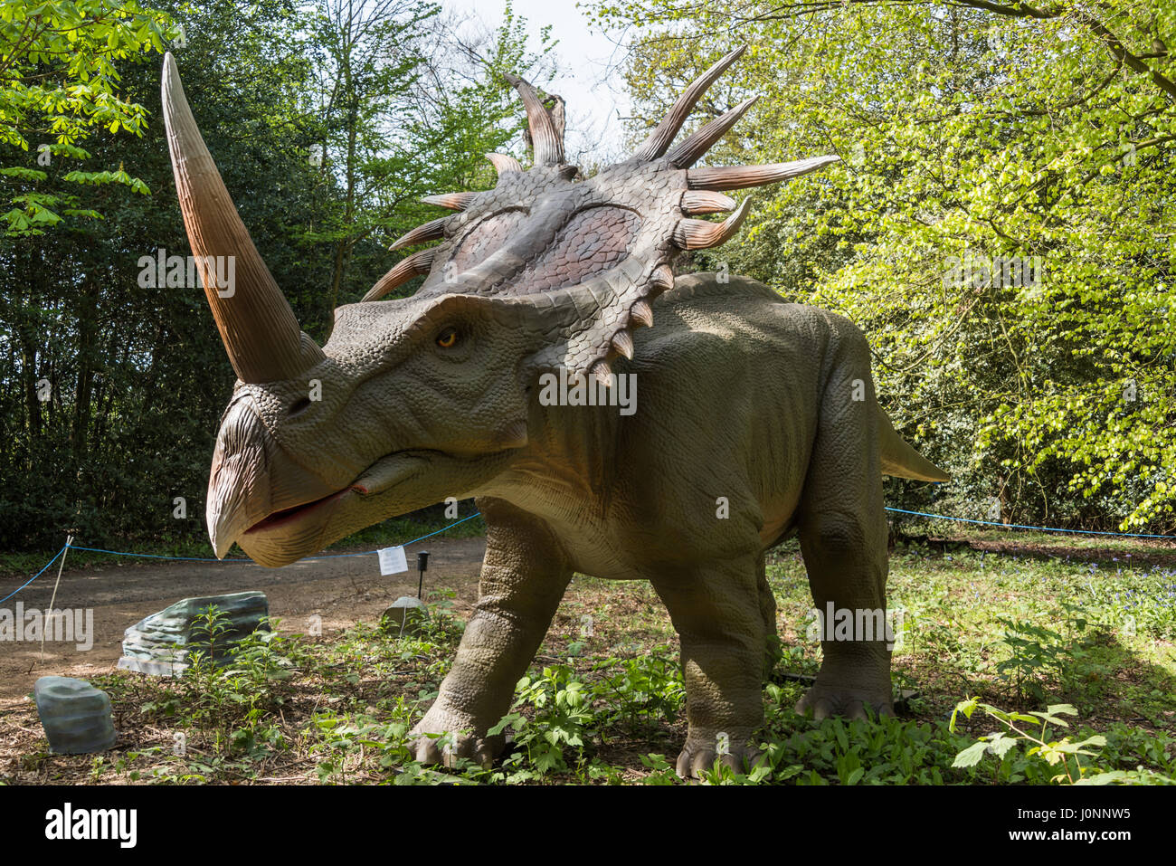 Jurassic Königreich, Osterley Park, London Stockfoto