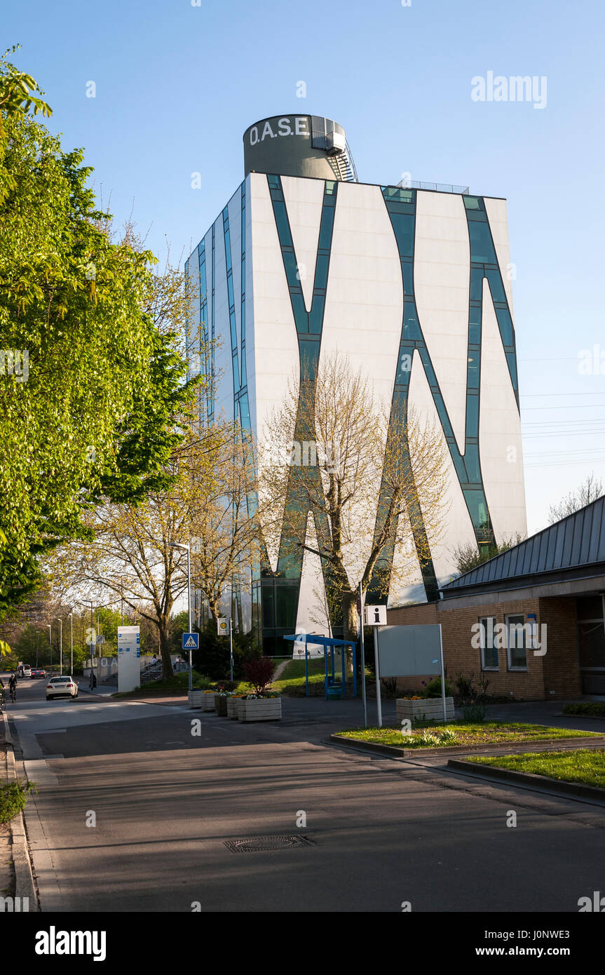 Die O.A.S.E. Gebäude auf dem Gelände der Uniklinik Düsseldorf. NRW. Deutschland Stockfoto