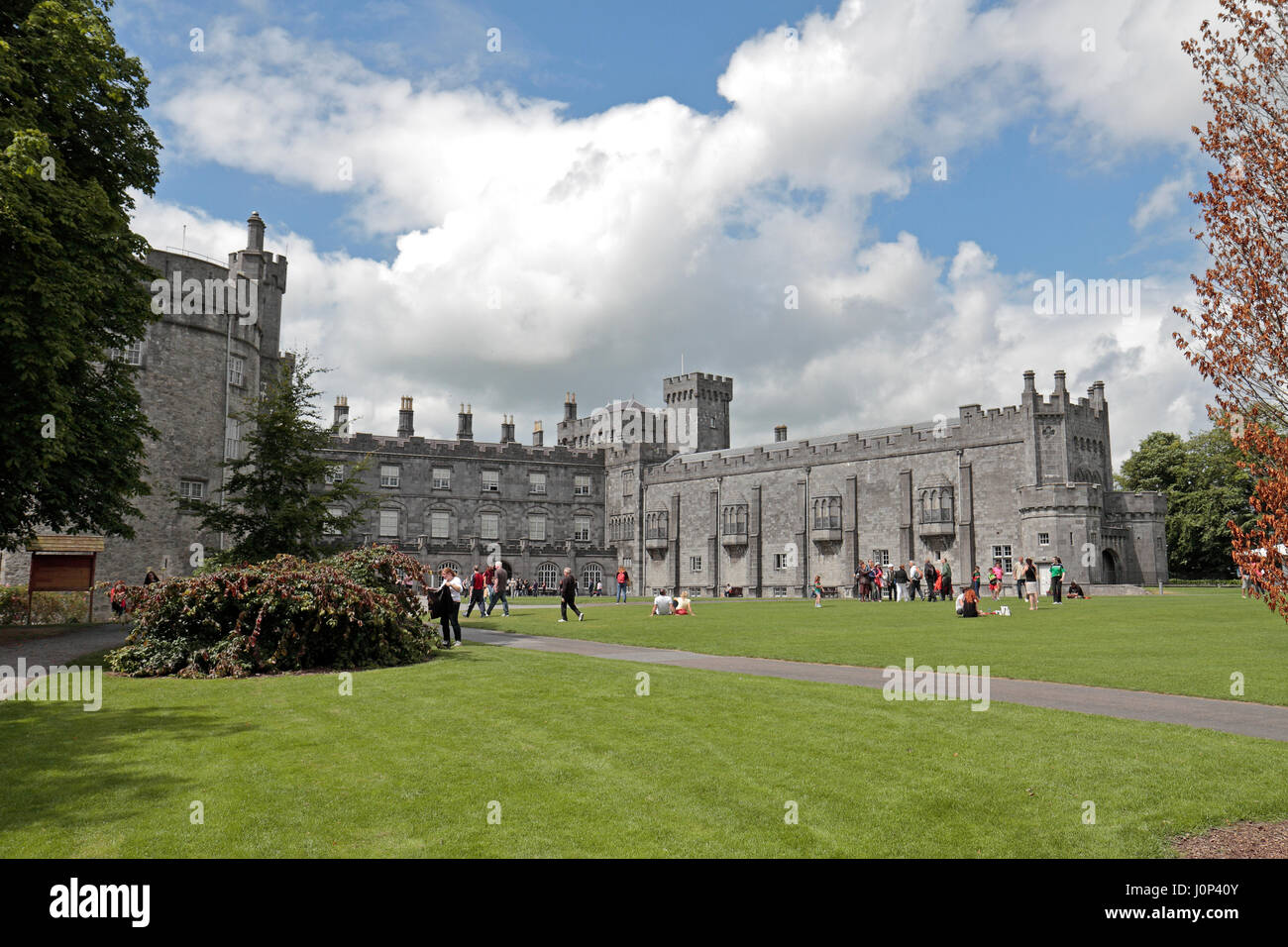 Kilkenny Castle und Gelände, Kilkenny, Irland (Eire). Stockfoto