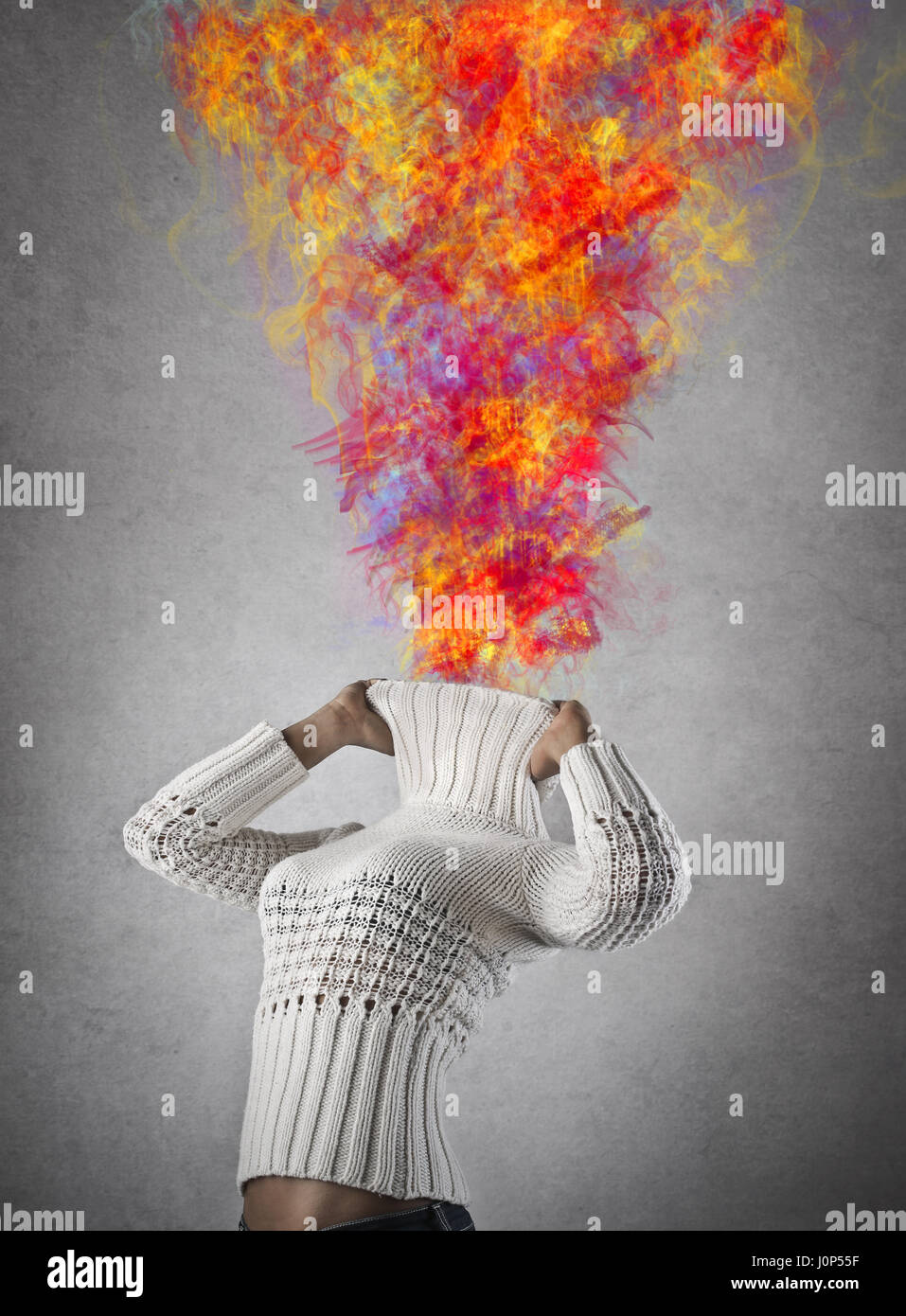 Exploding Head Stockfotos Und Bilder Kaufen Alamy
