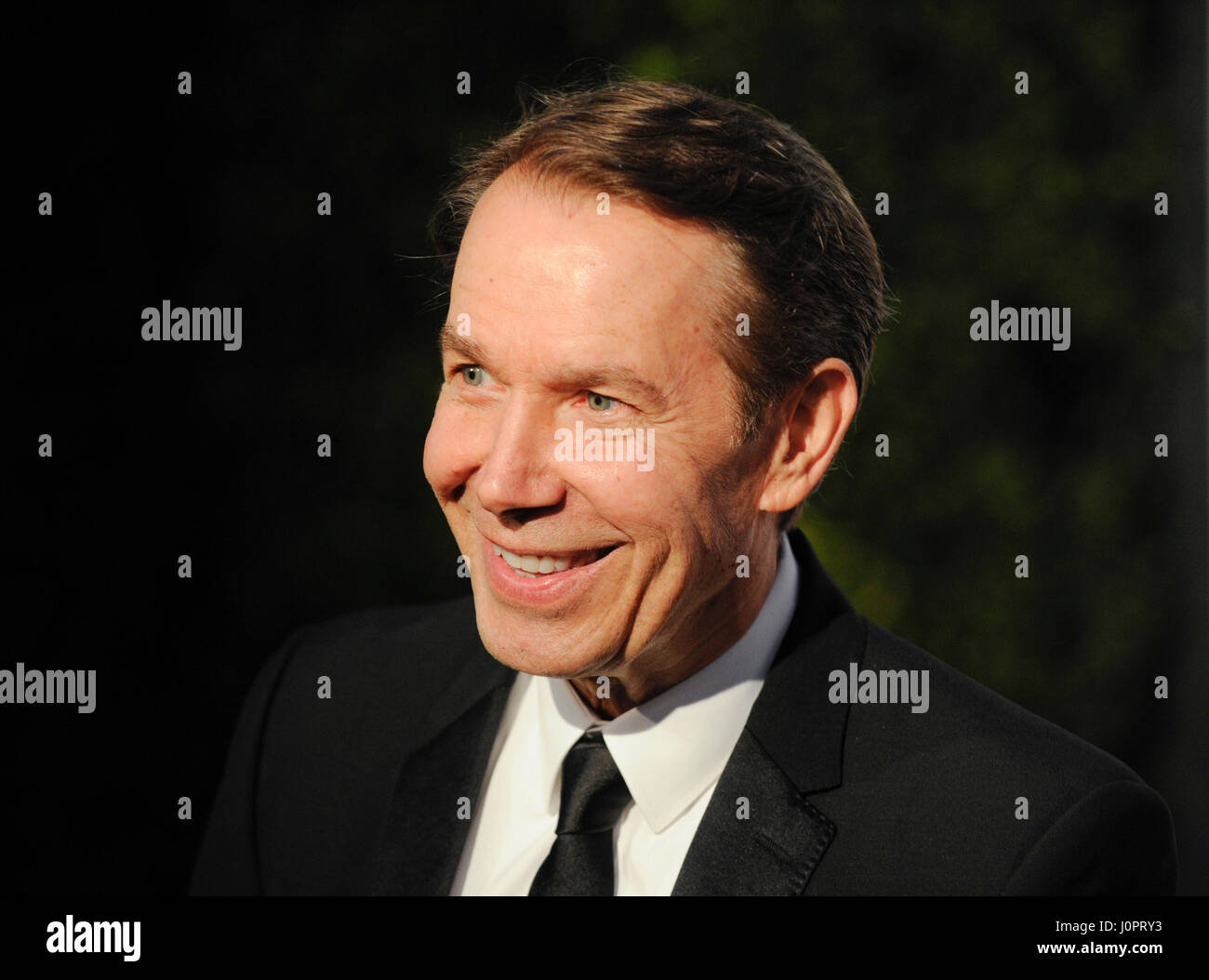 Jeff Koons besucht breit Museum schwarze Krawatte konstituierende Abendessen an der breiten am 17. September 2015 in Los Angeles, Kalifornien. Stockfoto