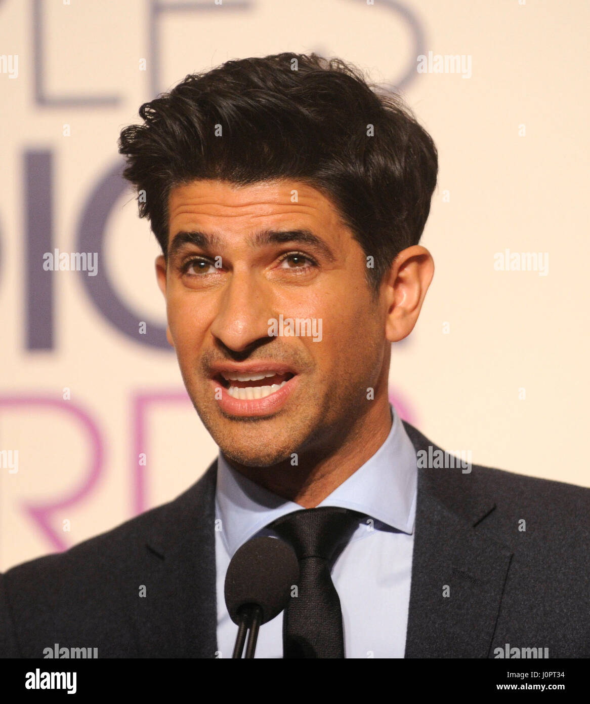 Raza Jaffrey besucht das Volk Wahl Awards 2016 Nominee Ankündigung auf das Paley Center for Media am 3. November 2015 in Los Angeles, Kalifornien. Stockfoto