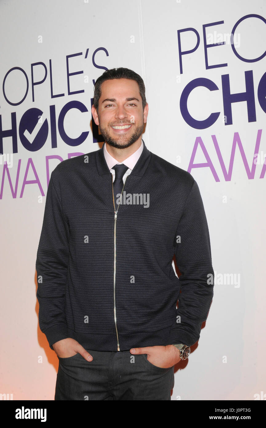 Zachary Levi besucht der Menschen Choice Awards 2016 Nominee Ankündigung am 3. November 2015 in Los Angeles, Kalifornien. Stockfoto
