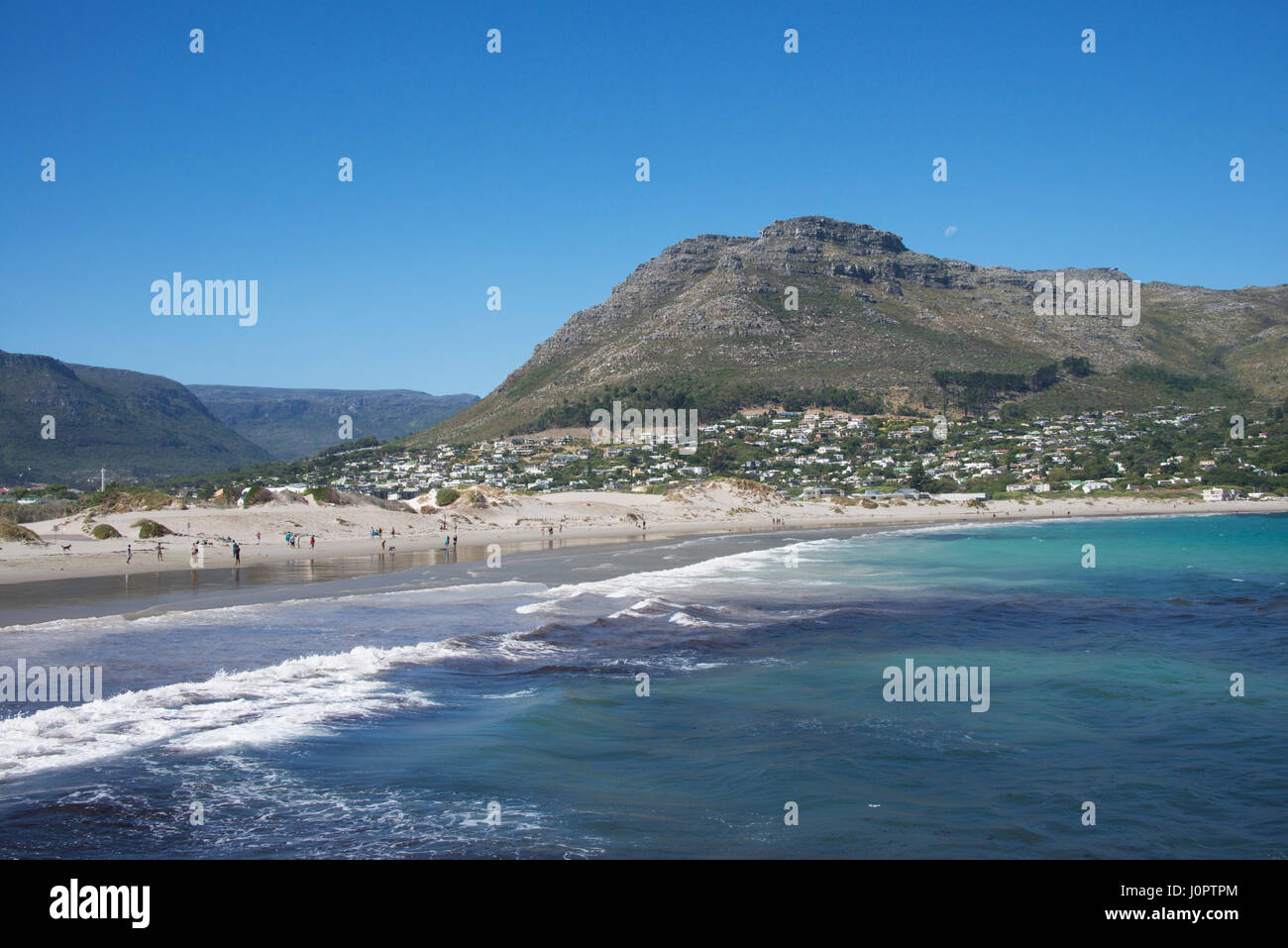 Hout Bay Beach Kapstadt Südafrika Stockfoto