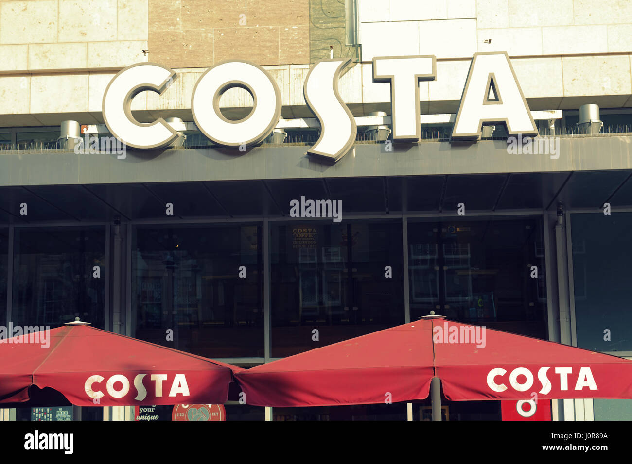 Costa Coffee Café Shop St. Enoch Glasgow Stockfoto