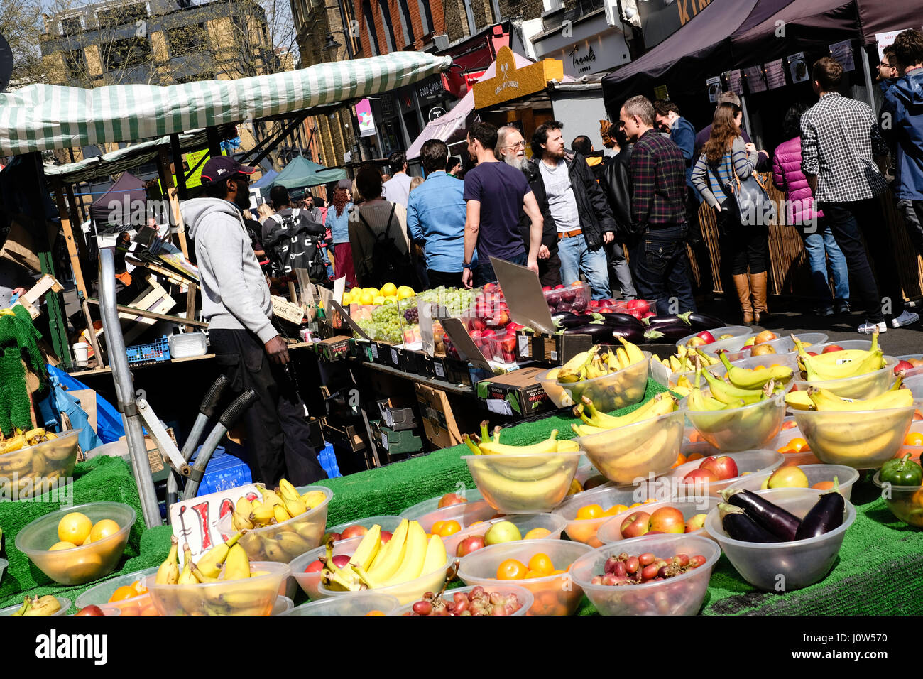 Ledermarkt Lane, London, Vereinigtes Königreich Stockfoto
