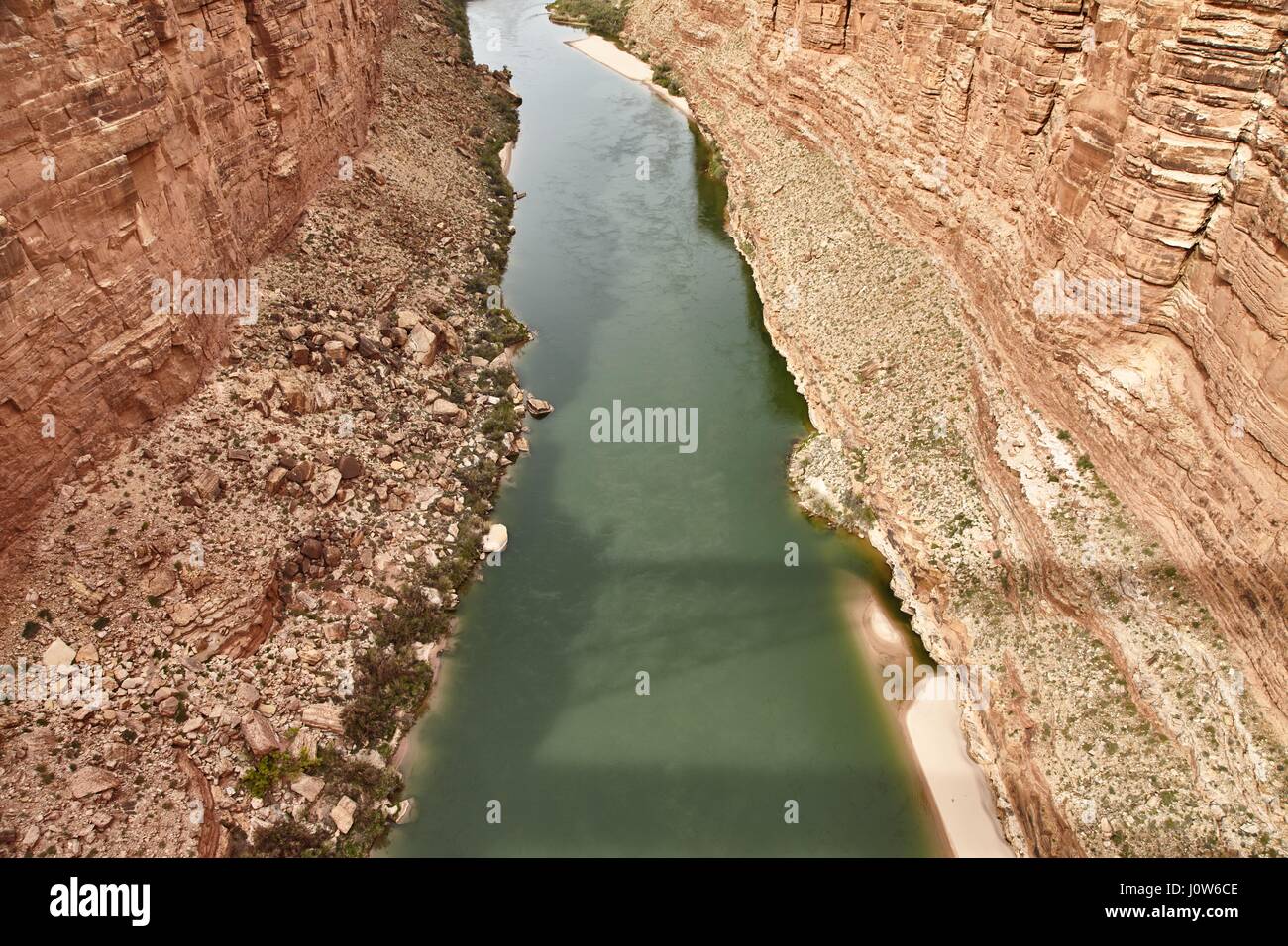 Unglaublich schöne Aussicht von Navajo Bridige auf den Grand Canyon, Arizona, USA Stockfoto