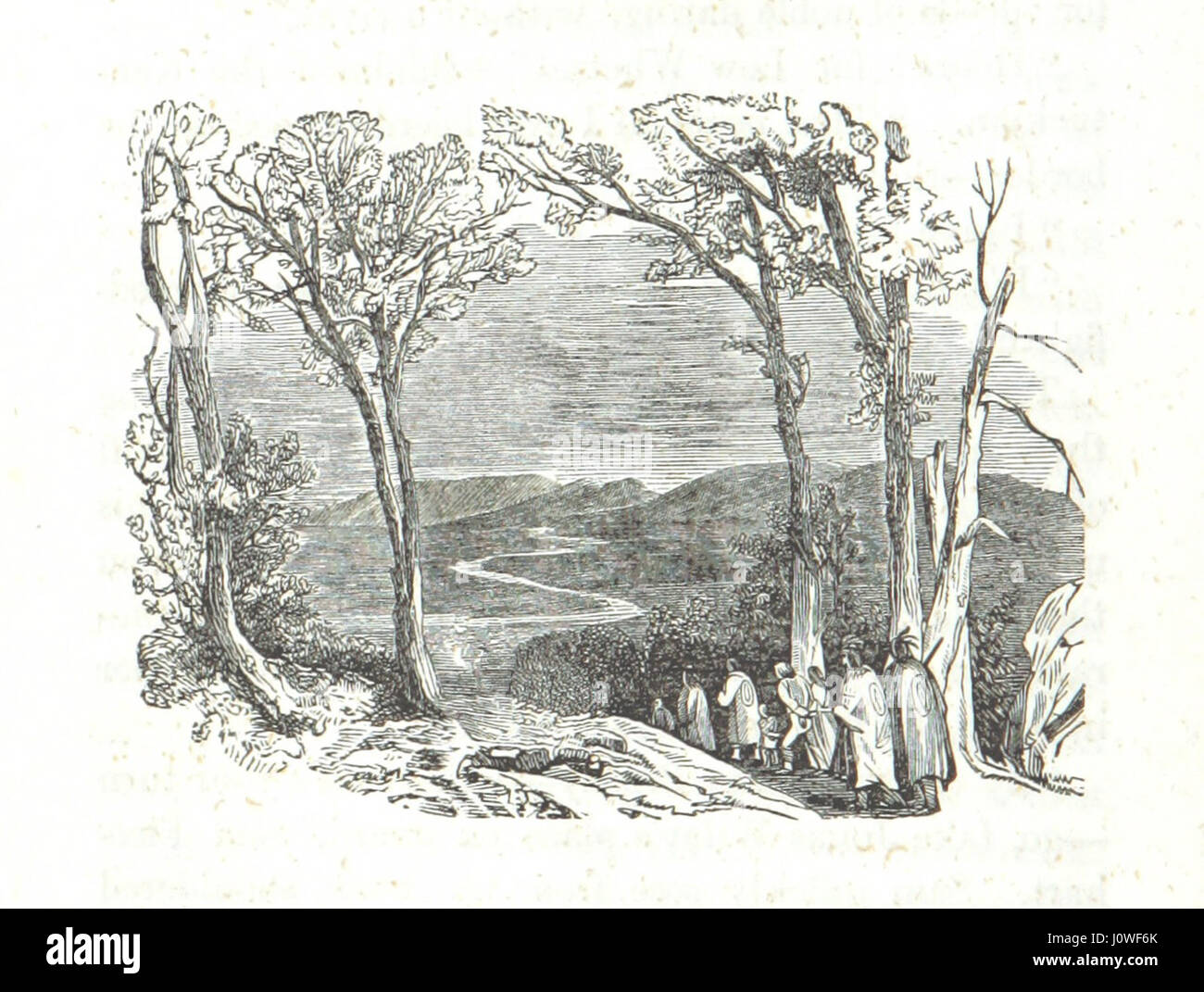 Diese Arbeit bietet Skizzen zum Leben an der Grenze und konzentriert sich auf die Erfahrungen und Herausforderungen, die das Leben in einem Blockhaus während der Besiedlung von Grenzgebieten mit sich bringt. Das Buch beschreibt das tägliche Leben, Konflikte und Überlebensstrategien. Stockfoto