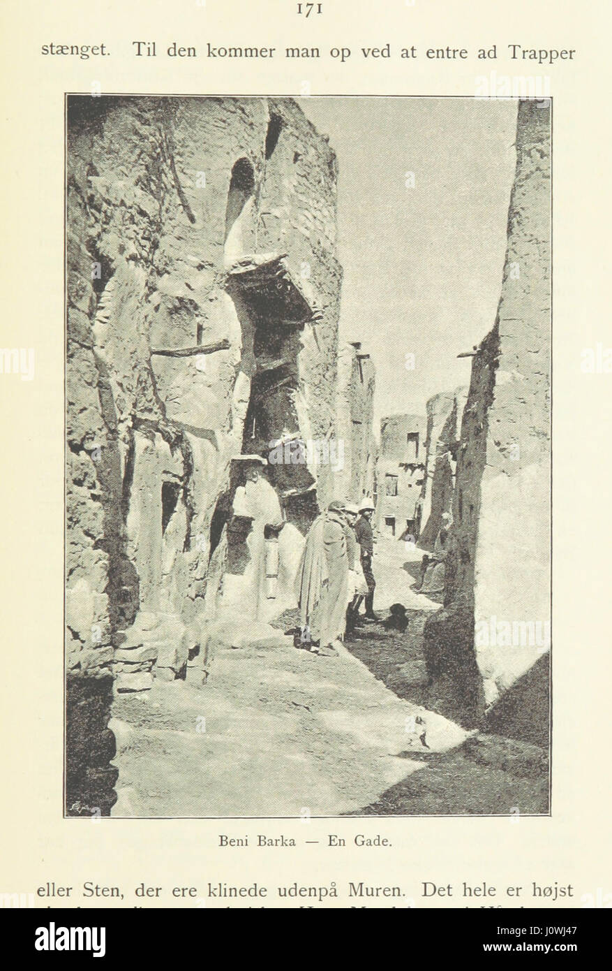 Dieses Buch „Huleboerne i Syd Tunis“ erzählt die Erfahrungen des Autors mit den Troglodyten in der Matmata-Region in Südtunesien. Es beschreibt die traditionellen Höhlenhäuser und die Kultur der lokalen Bevölkerung. Stockfoto