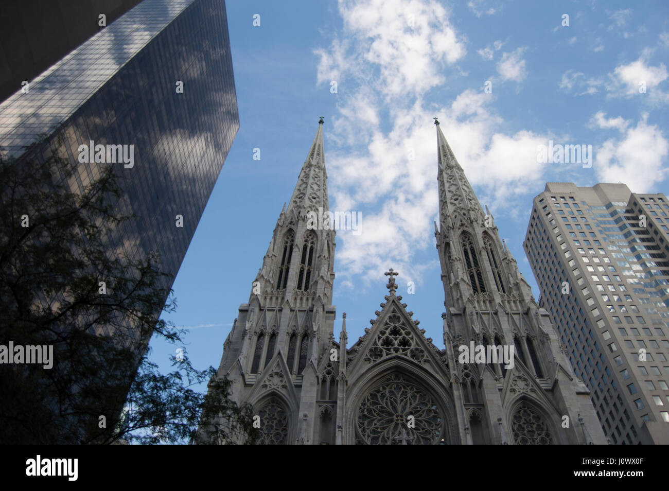 Kathedrale in Manhattan, New York City. Stockfoto