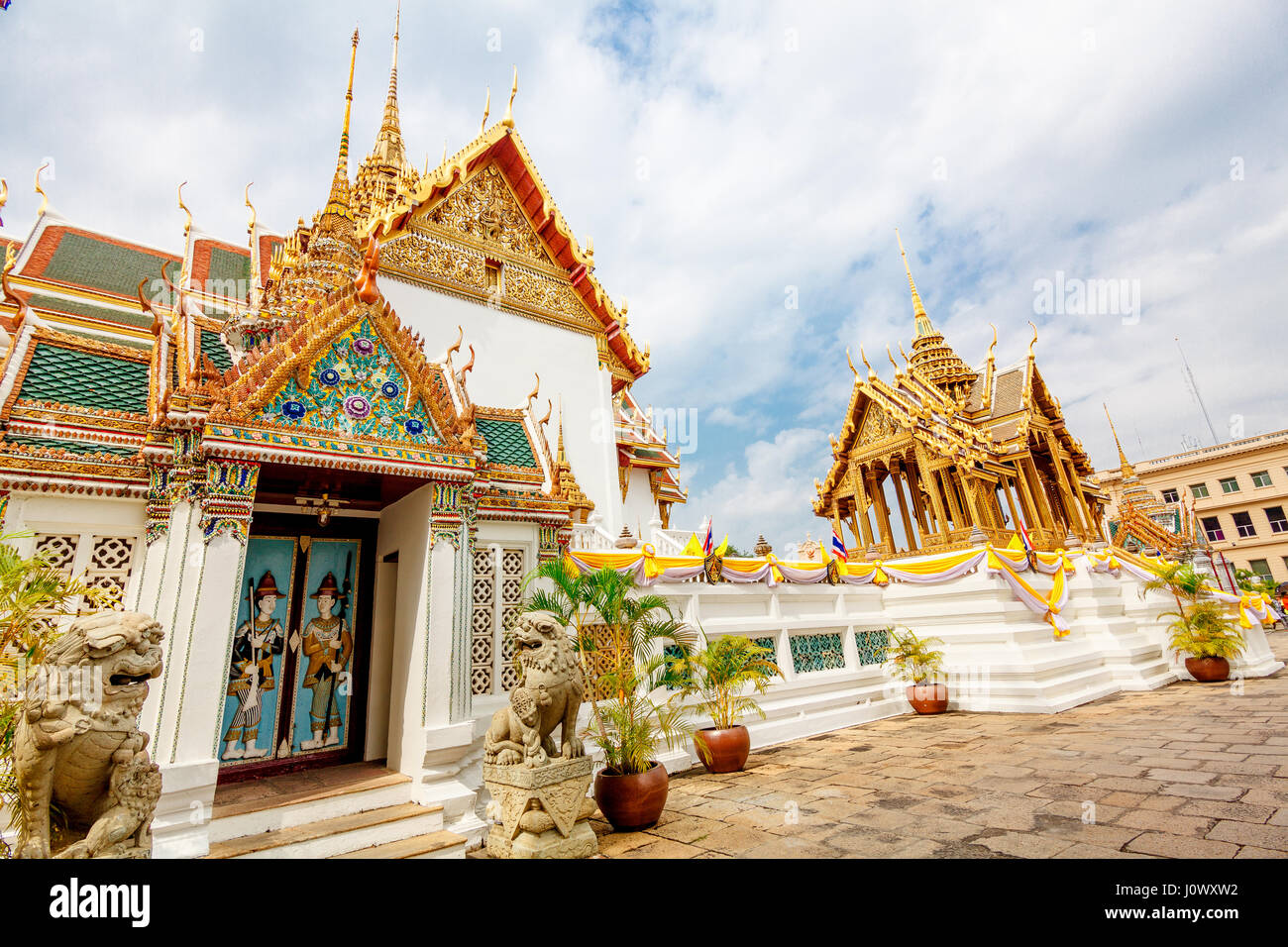 Tempel des Smaragd Buddha, Thailand Stockfoto