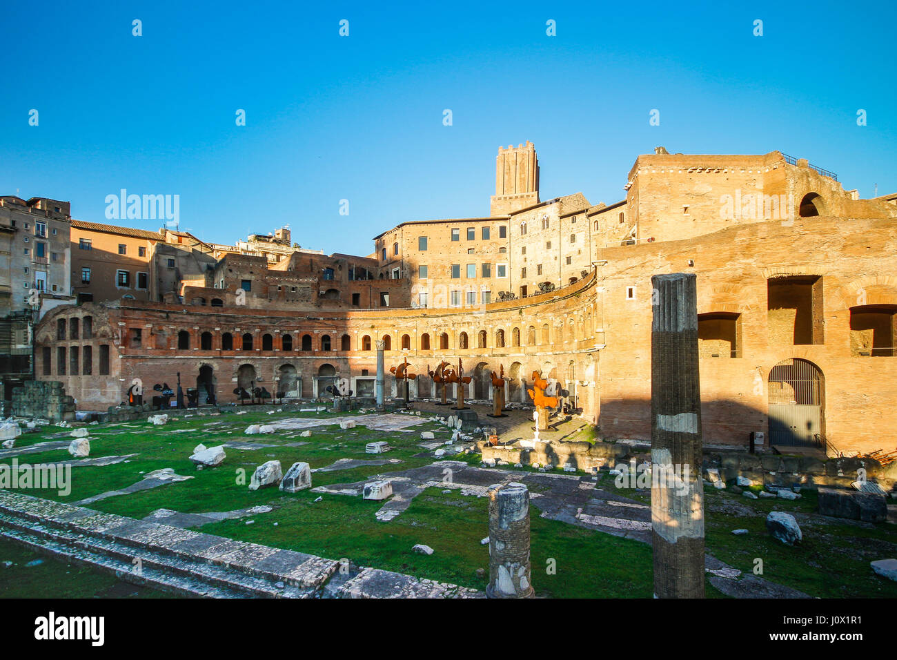 Trajans Markt, Rom, Latium, Italien Stockfoto