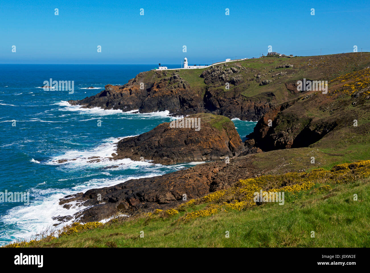 Pendeen lighthouse Stockfoto