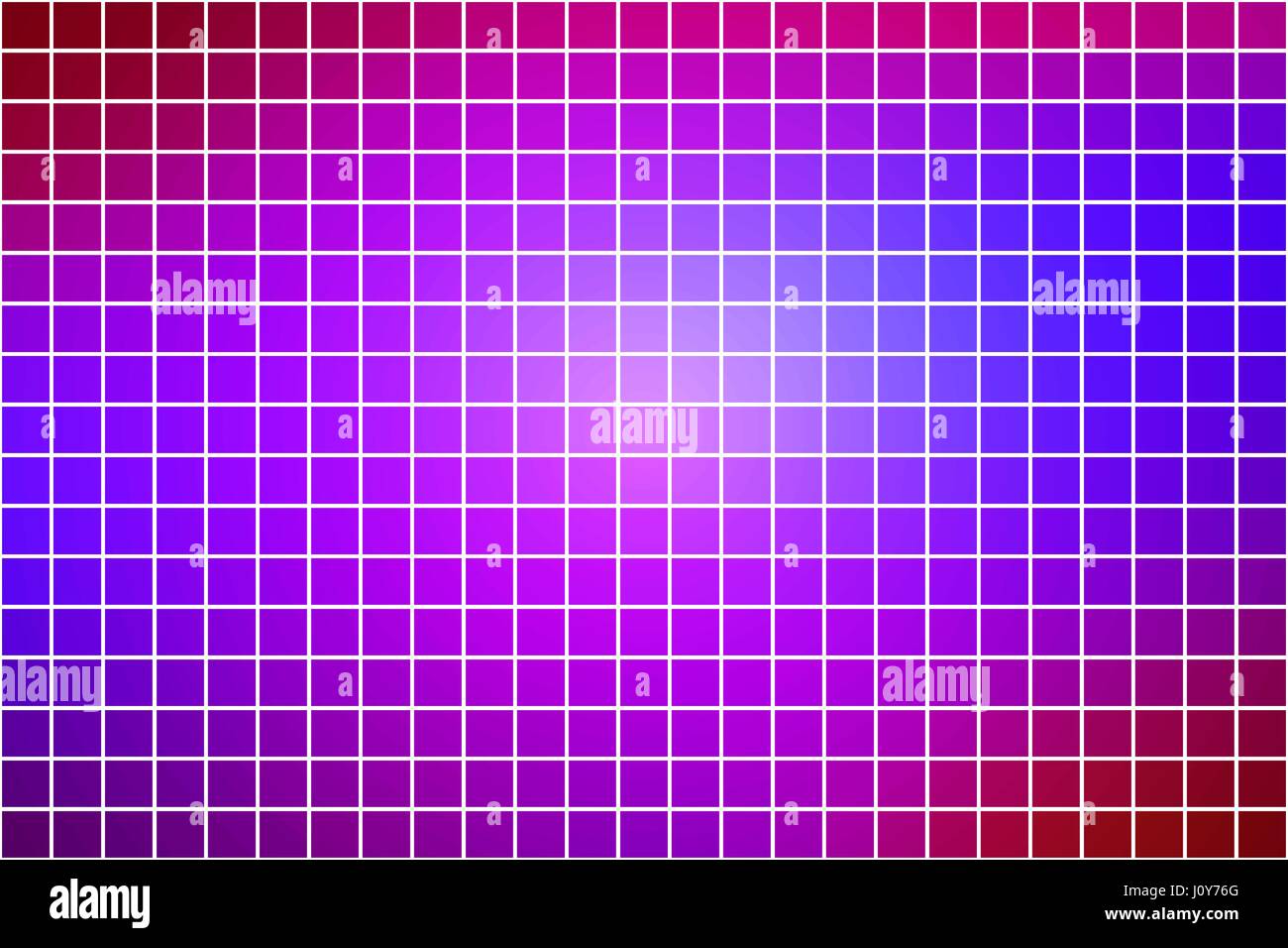 Rosa lila blaue abstrakte Vektor quadratischen Fliesen über weißen Mosaik Hintergrund Stock Vektor