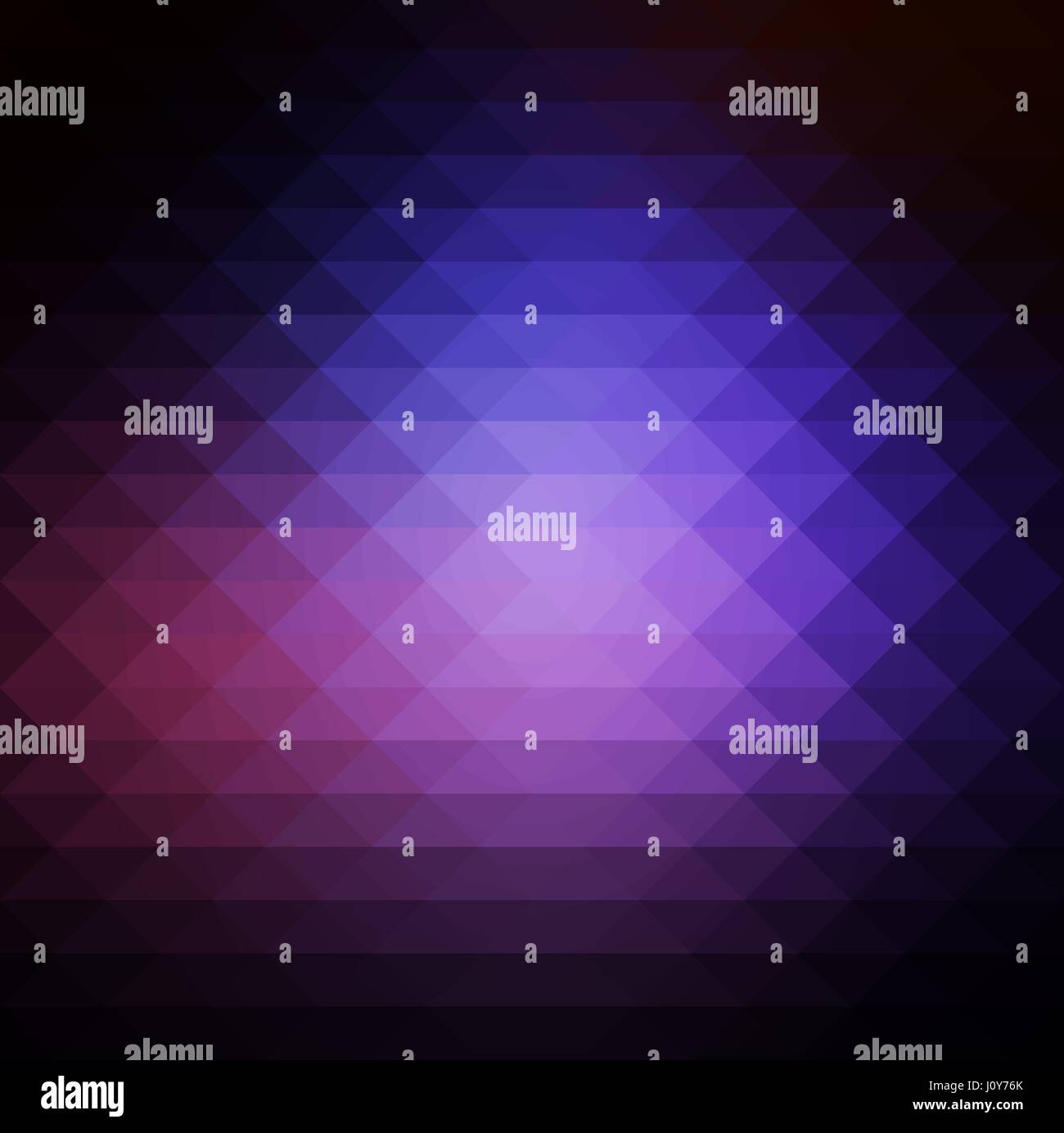 Lila braun schwarz abstrakten geometrischen Hintergrund mit Reihen von Dreiecken, quadratisch Stock Vektor