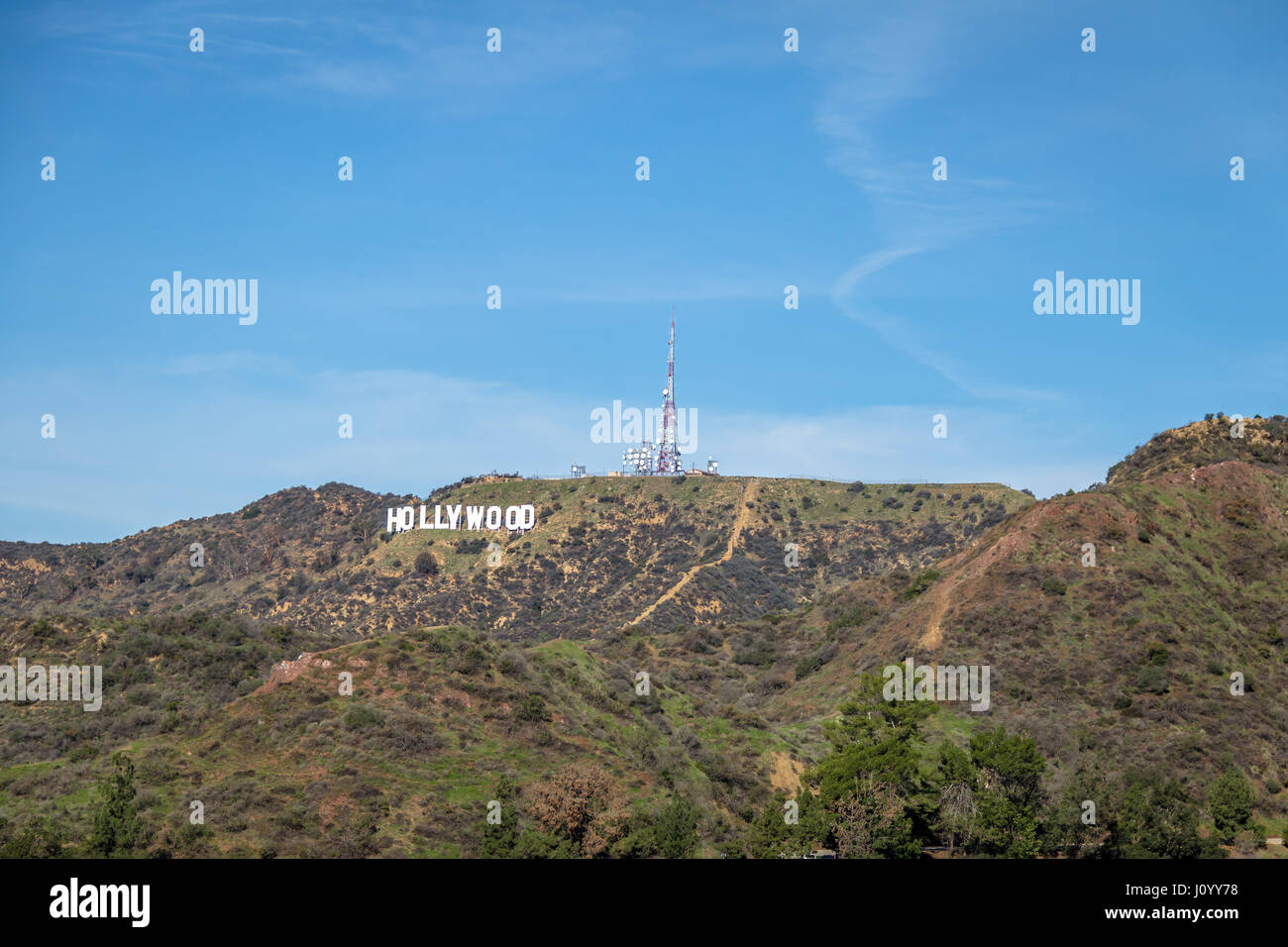 Hollywood-Schild - Los Angeles, Kalifornien, USA Stockfoto