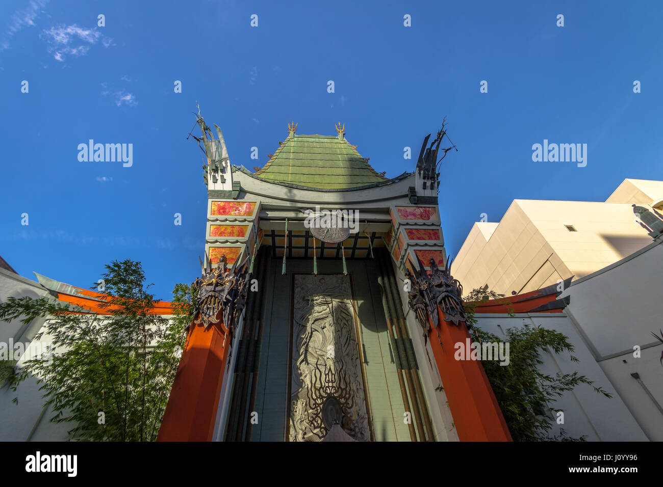 Graumans Chinese Theatre auf dem Hollywood Boulevard - Los Angeles, Kalifornien, USA Stockfoto