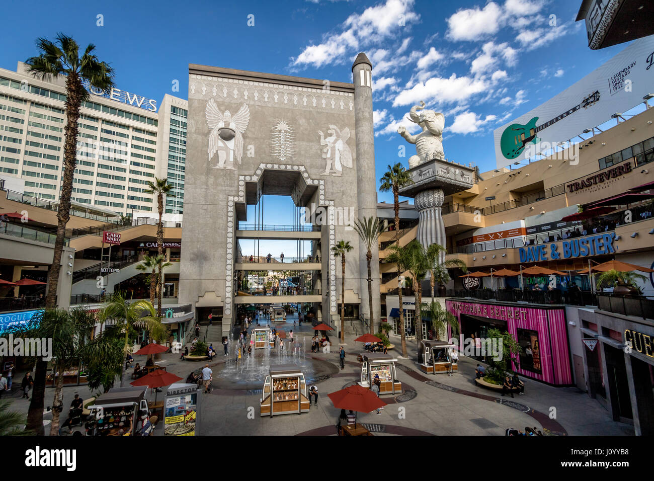 Hollywood und Highland Komplex - Los Angeles, Kalifornien, USA Stockfoto