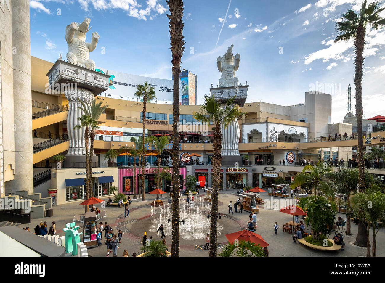Hollywood und Highland Komplex - Los Angeles, Kalifornien, USA Stockfoto