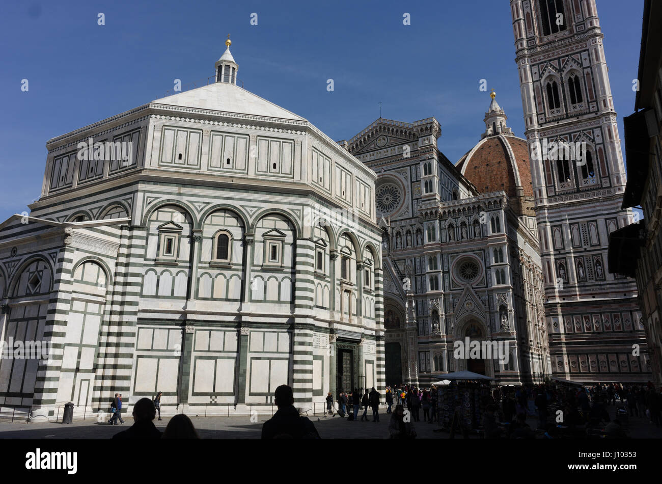 Die Taufkapelle von St. John in Florenz, Italien Stockfoto