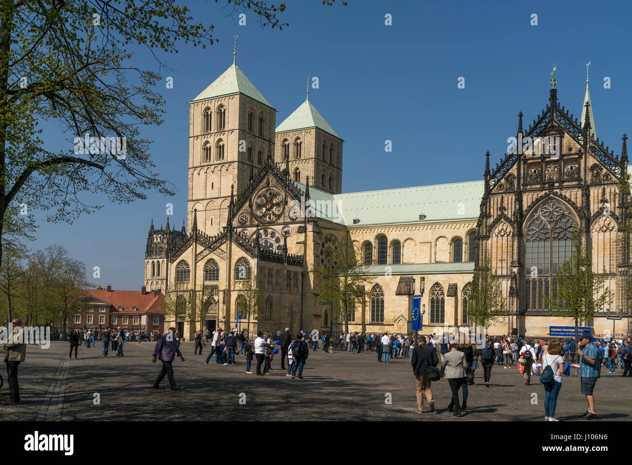 St. Paulus-Dom in Münster, Nordrhein-Westfalen, Deutschland | St. Paulus-Dom, Münster Dom Münster, Nordrhein-Westfalen, Deutschland Stockfoto