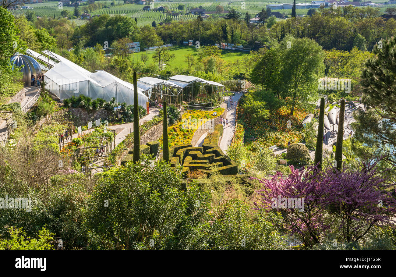 Die botanischen Gärten von Schloss Trauttmansdorff, Meran, Südtirol