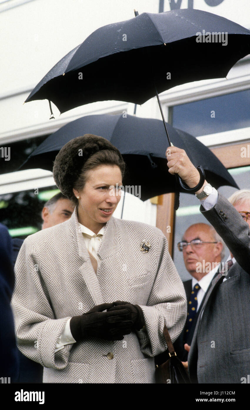 Prinzessin Anne die Princess Royal 1987 Stockfoto