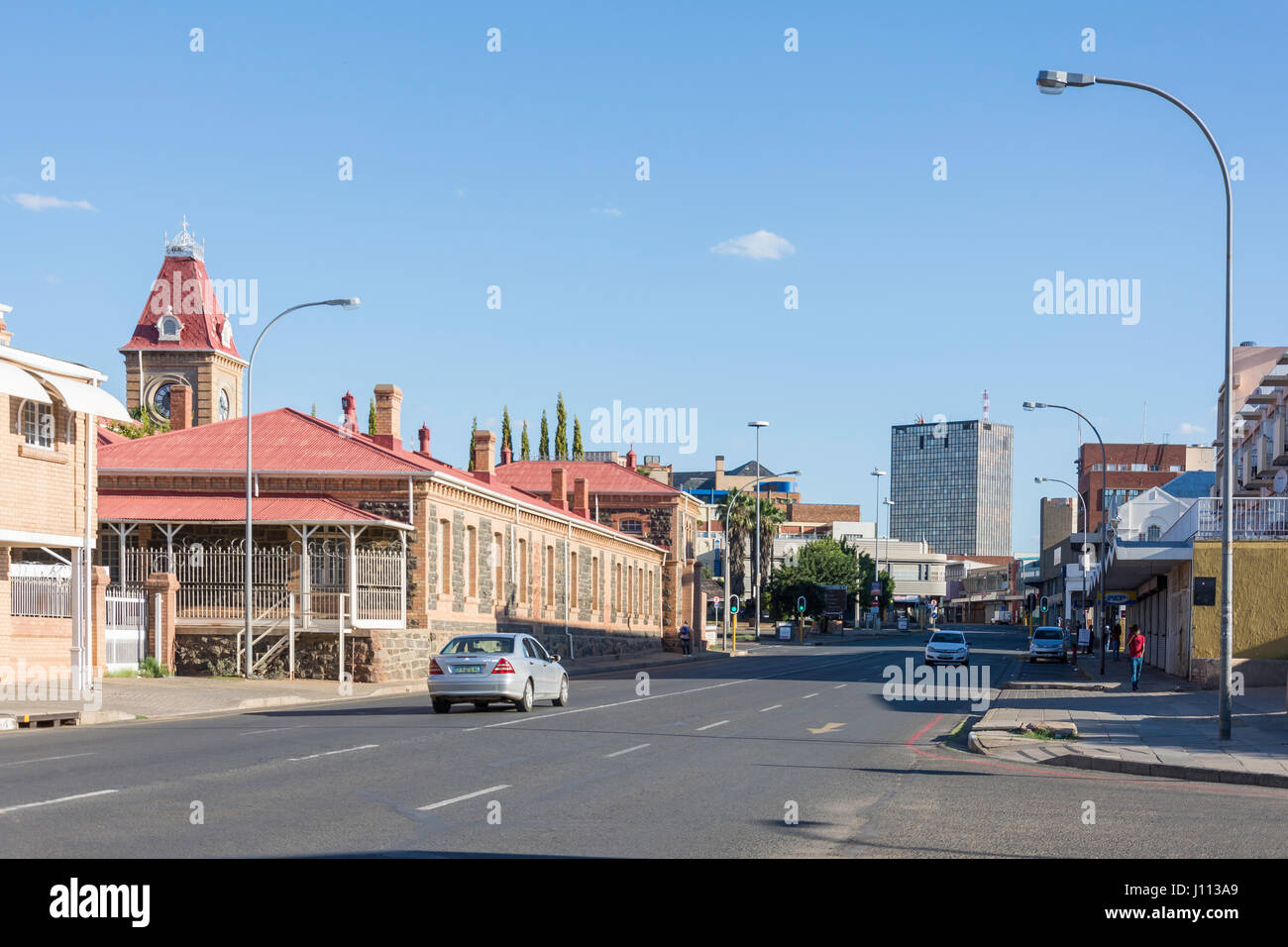 Phakamile Mabija Straße, Kimberley, Provinz Northern Cape, Südafrika Stockfoto