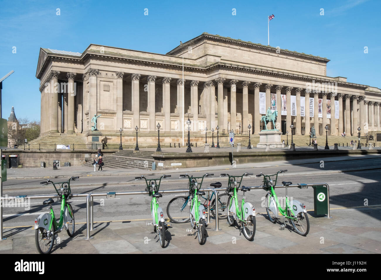 St Georges Hall, Saint Georges, Halle, Zentrum von Liverpool, Merseyside, England, UNESCO, Weltkulturerbe-Stadt, Stadt, Nord, Nord, England, Englisch, UK. Stockfoto