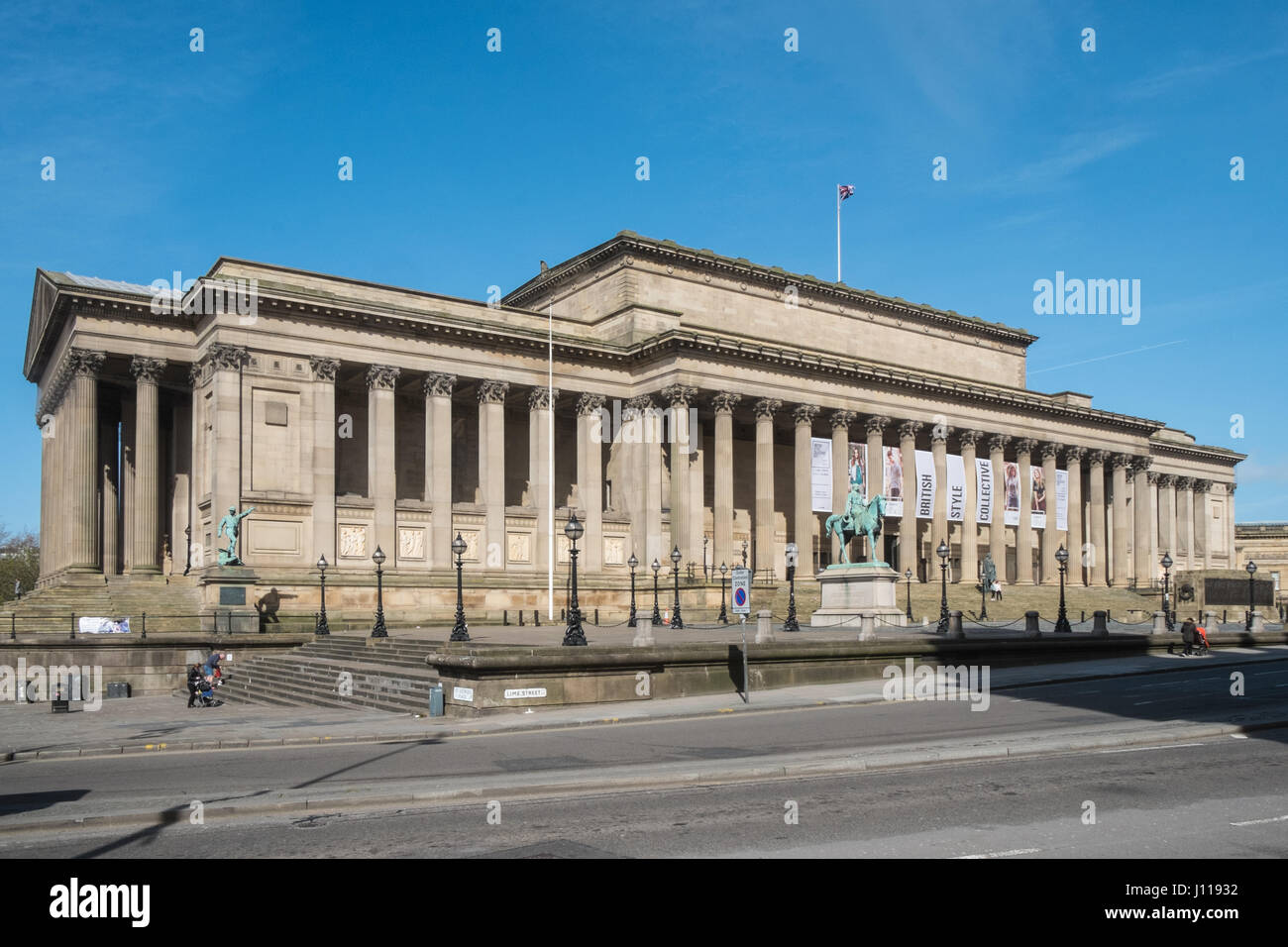 St Georges Hall, Saint Georges, Halle, Zentrum von Liverpool, Merseyside, England, UNESCO, Weltkulturerbe-Stadt, Stadt, Nord, Nord, England, Englisch, UK. Stockfoto