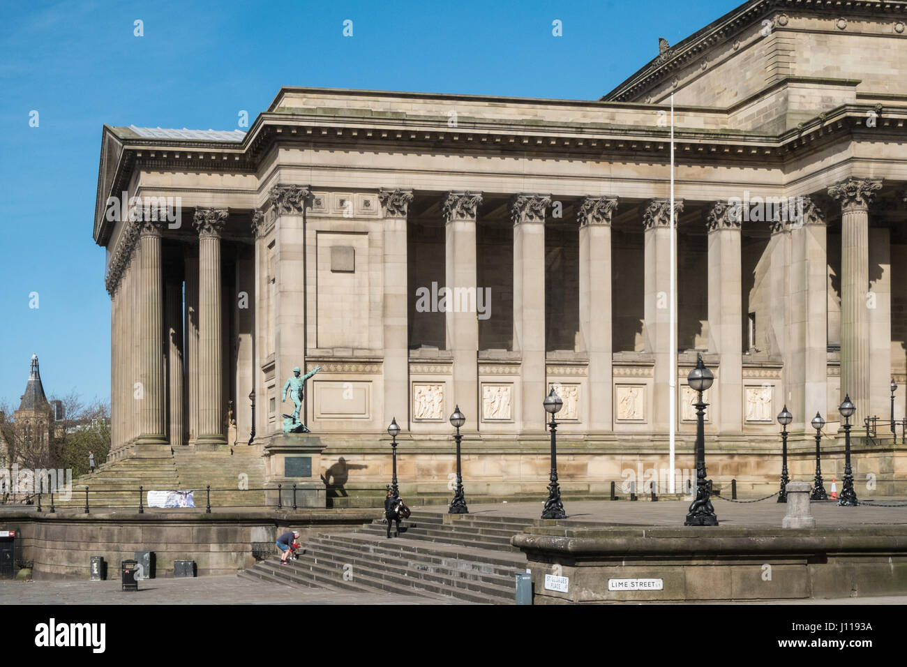 St Georges Hall, Saint Georges, Halle, Zentrum von Liverpool, Merseyside, England, UNESCO, Weltkulturerbe-Stadt, Stadt, Nord, Nord, England, Englisch, UK. Stockfoto