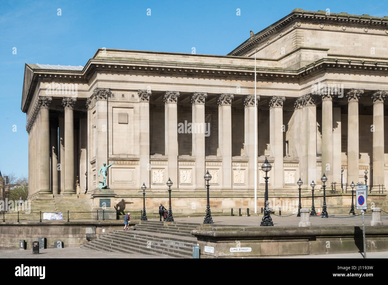 St Georges Hall, Saint Georges, Halle, Zentrum von Liverpool, Merseyside, England, UNESCO, Weltkulturerbe-Stadt, Stadt, Nord, Nord, England, Englisch, UK. Stockfoto