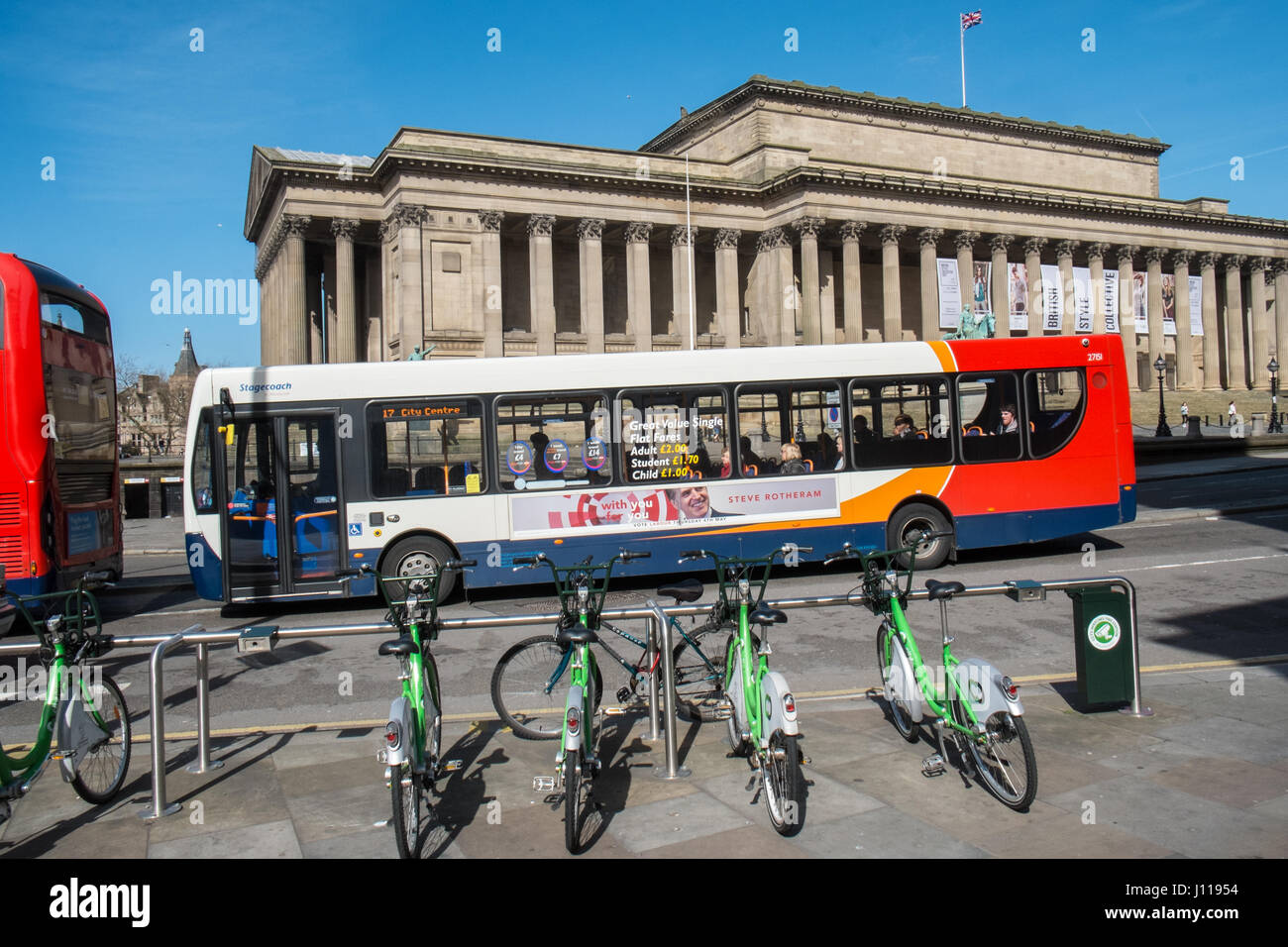 St Georges Hall, Saint Georges, Halle, Zentrum von Liverpool, Merseyside, England, UNESCO, Weltkulturerbe-Stadt, Stadt, Nord, Nord, England, Englisch, UK. Stockfoto