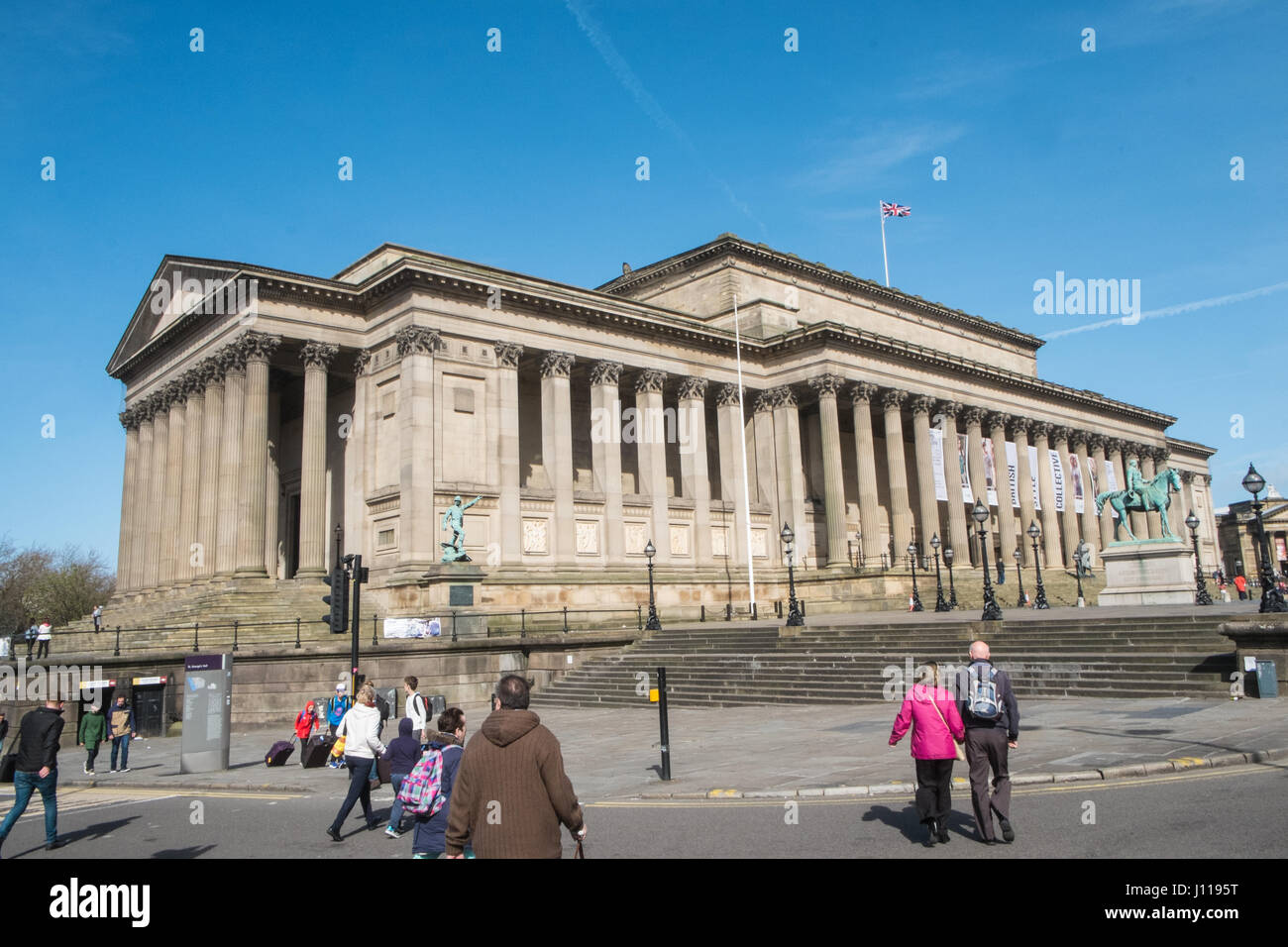 St Georges Hall, Saint Georges, Halle, Zentrum von Liverpool, Merseyside, England, UNESCO, Weltkulturerbe-Stadt, Stadt, Nord, Nord, England, Englisch, UK. Stockfoto