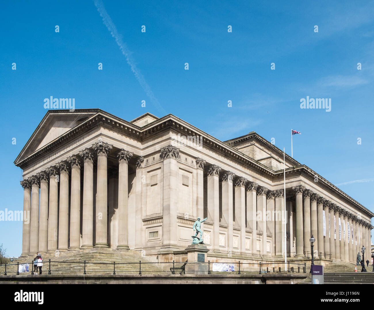 St Georges Hall, Saint Georges, Halle, Zentrum von Liverpool, Merseyside, England, UNESCO, Weltkulturerbe-Stadt, Stadt, Nord, Nord, England, Englisch, UK. Stockfoto