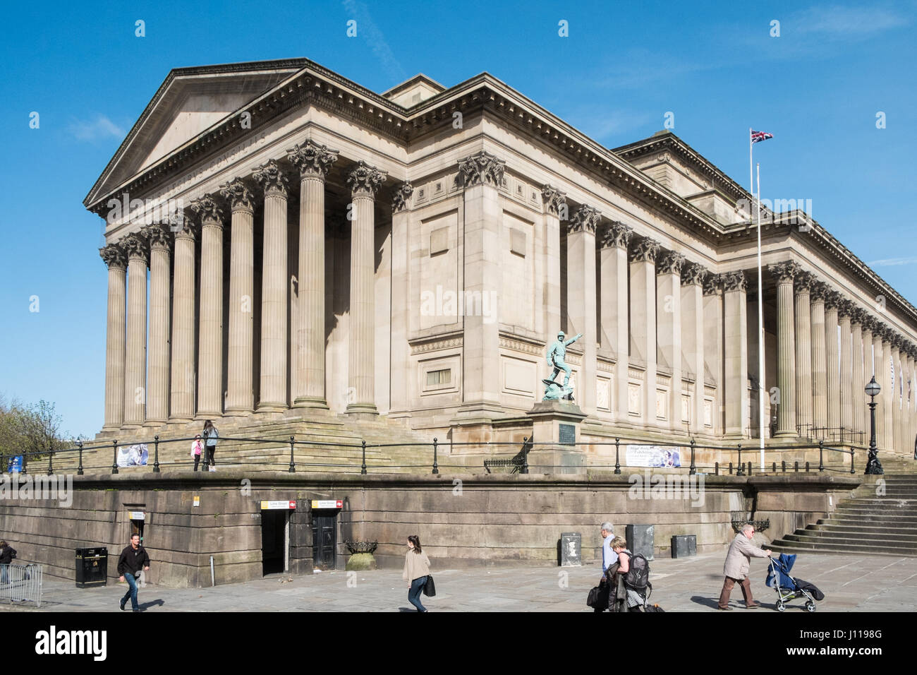 St Georges Hall, Saint Georges, Halle, Zentrum von Liverpool, Merseyside, England, UNESCO, Weltkulturerbe-Stadt, Stadt, Nord, Nord, England, Englisch, UK. Stockfoto