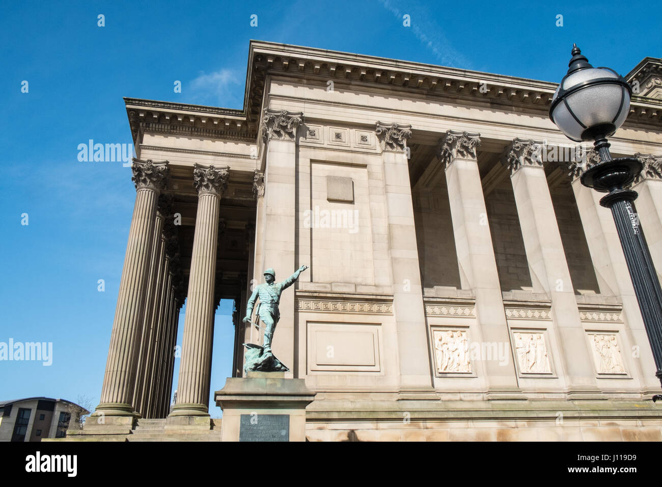 St Georges Hall, Saint Georges, Halle, Zentrum von Liverpool, Merseyside, England, UNESCO, Weltkulturerbe-Stadt, Stadt, Nord, Nord, England, Englisch, UK. Stockfoto