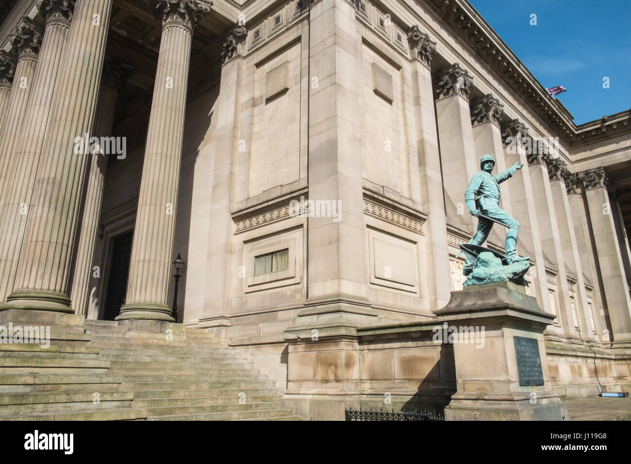 St Georges Hall, Saint Georges, Halle, Zentrum von Liverpool, Merseyside, England, UNESCO, Weltkulturerbe-Stadt, Stadt, Nord, Nord, England, Englisch, UK. Stockfoto