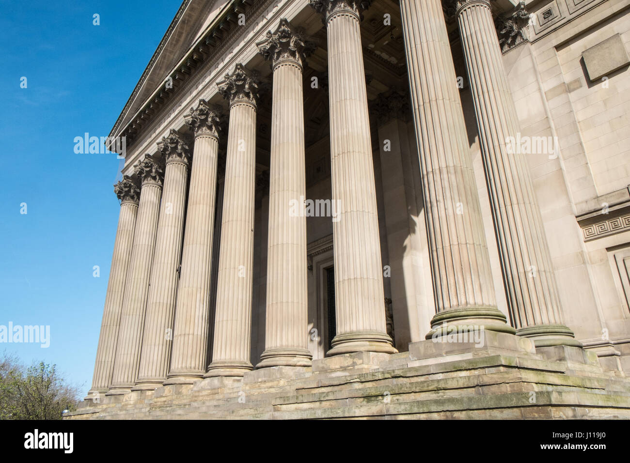 St Georges Hall, Saint Georges, Halle, Zentrum von Liverpool, Merseyside, England, UNESCO, Weltkulturerbe-Stadt, Stadt, Nord, Nord, England, Englisch, UK. Stockfoto