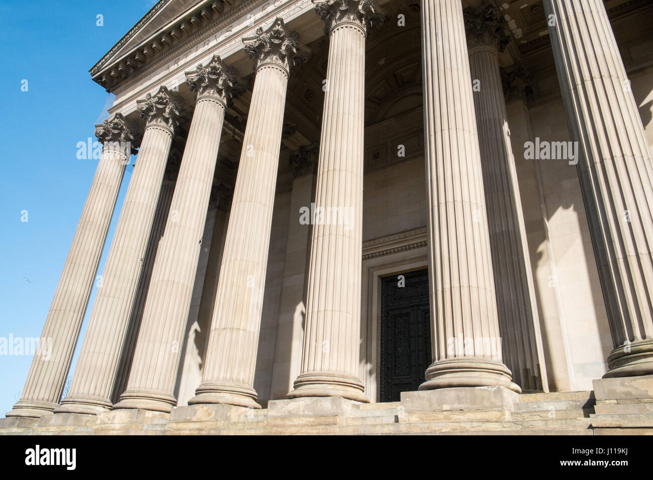 St Georges Hall, Saint Georges, Halle, Zentrum von Liverpool, Merseyside, England, UNESCO, Weltkulturerbe-Stadt, Stadt, Nord, Nord, England, Englisch, UK. Stockfoto