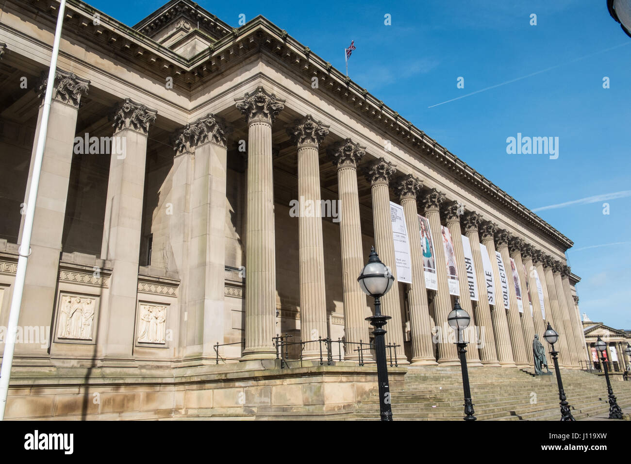 St Georges Hall, Saint Georges, Halle, Zentrum von Liverpool, Merseyside, England, UNESCO, Weltkulturerbe-Stadt, Stadt, Nord, Nord, England, Englisch, UK. Stockfoto