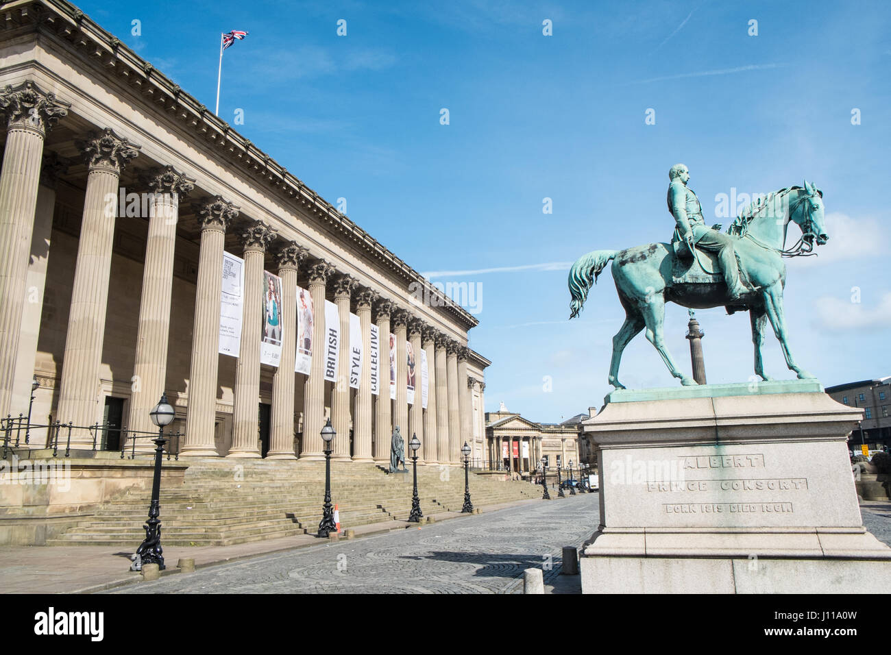 St Georges Hall, Saint Georges, Halle, Zentrum von Liverpool, Merseyside, England, UNESCO, Weltkulturerbe-Stadt, Stadt, Nord, Nord, England, Englisch, UK. Stockfoto