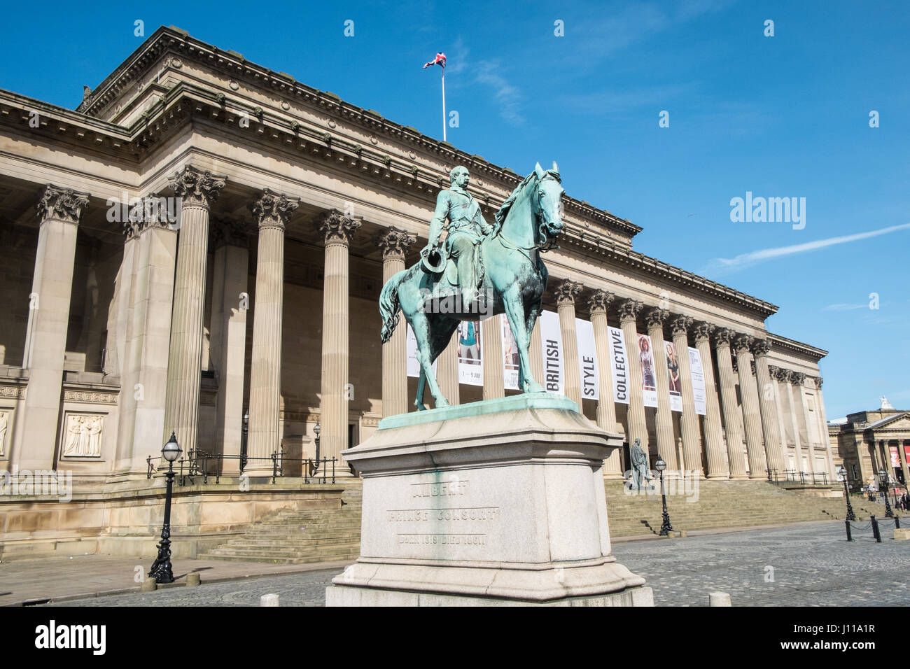 St Georges Hall, Saint Georges, Halle, Zentrum von Liverpool, Merseyside, England, UNESCO, Weltkulturerbe-Stadt, Stadt, Nord, Nord, England, Englisch, UK. Stockfoto