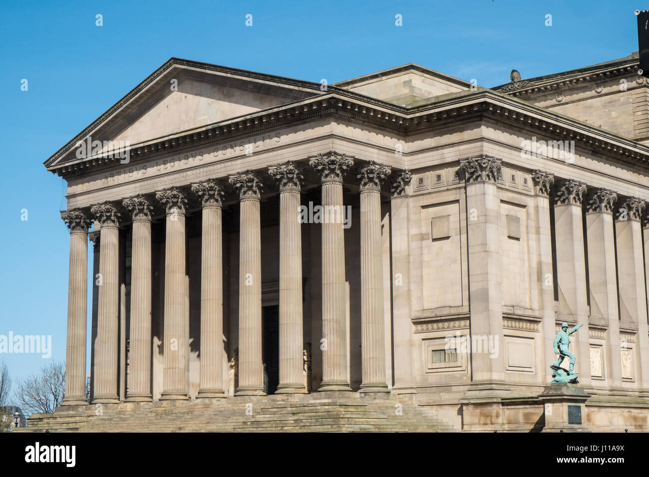 St Georges Hall, Saint Georges, Halle, Zentrum von Liverpool, Merseyside, England, UNESCO, Weltkulturerbe-Stadt, Stadt, Nord, Nord, England, Englisch, UK. Stockfoto
