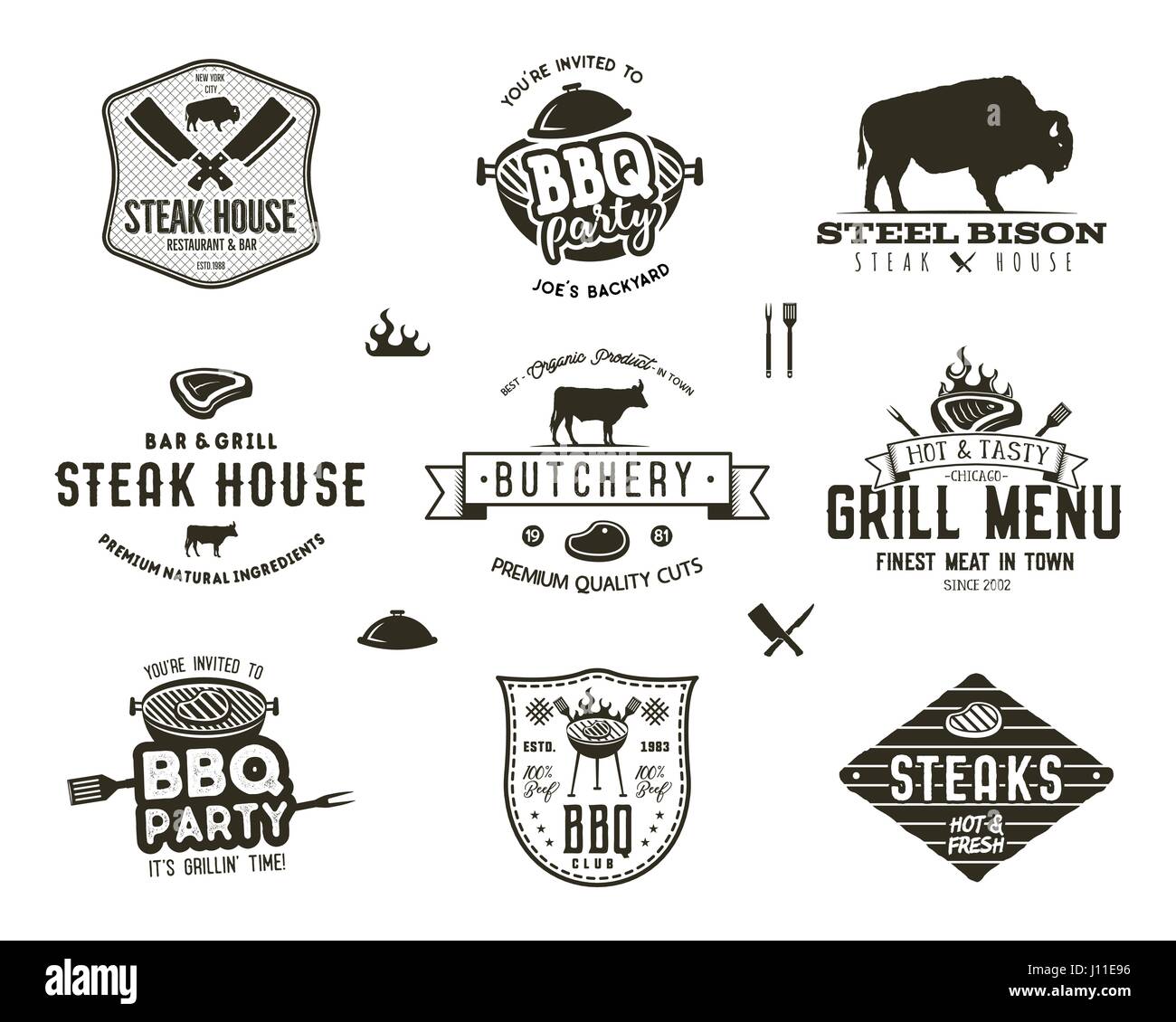 Fleisch etiketten Ausgeschnittene Stockfotos und -bilder - Alamy