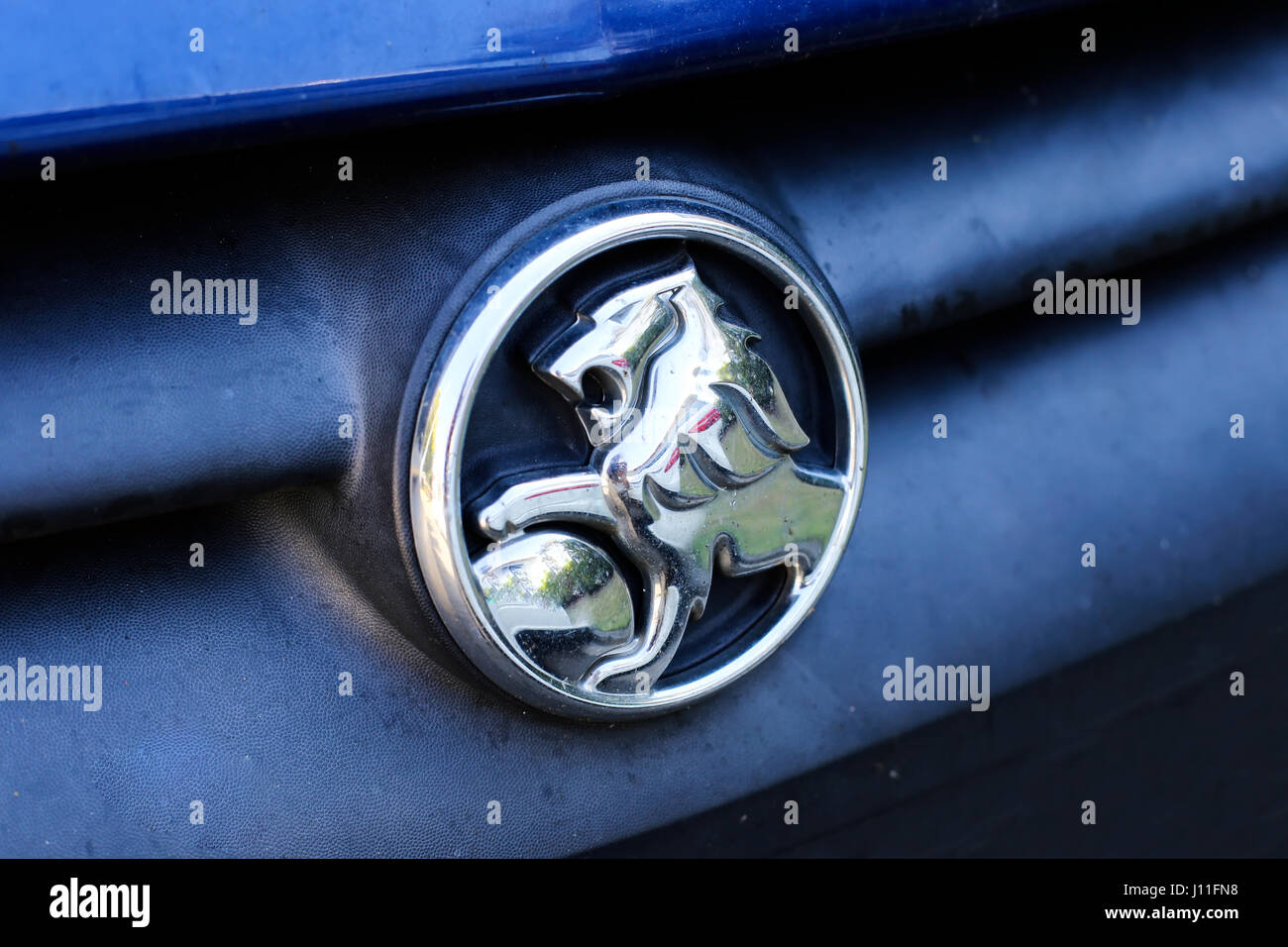 Detail der HoldenVolt Auto in Sydney, Australien. Es ist Plug-in Hybrid Auto von General Motors hergestellt. Stockfoto