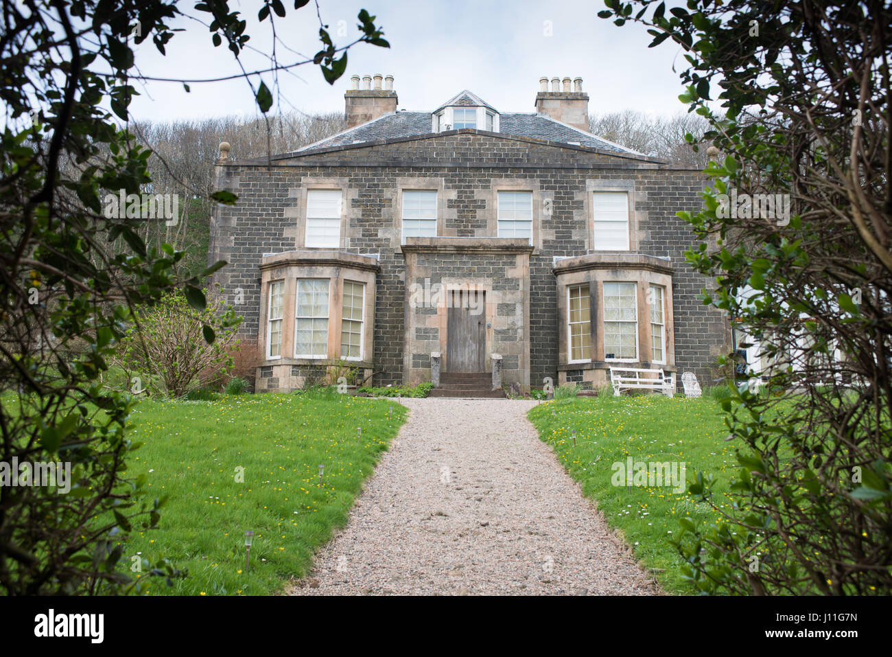 CANNA-Haus auf der Insel von Canna, Inneren Hebriden, Schottland Stockfoto