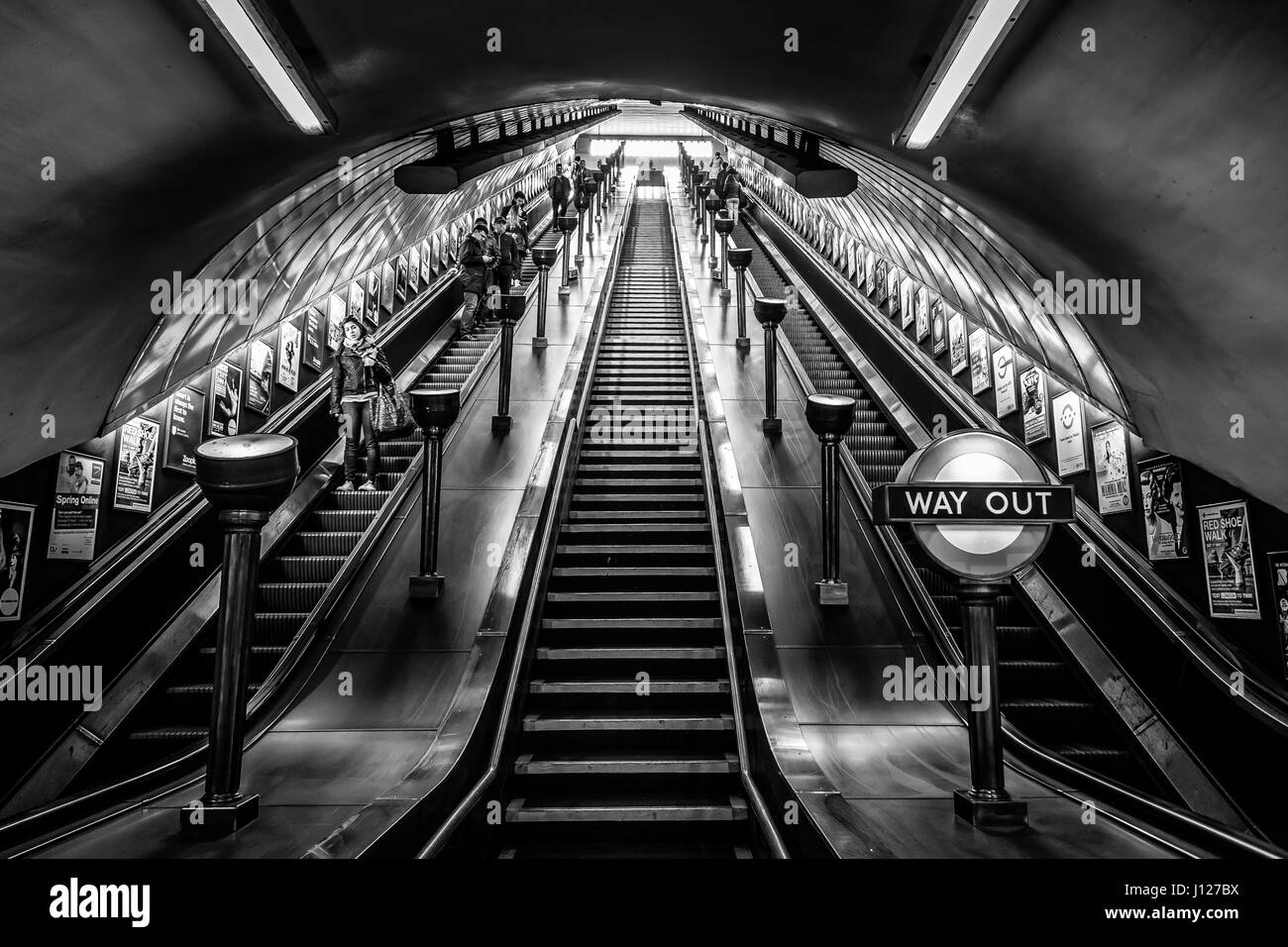 St Johns Wood unterirdisch Stockfoto