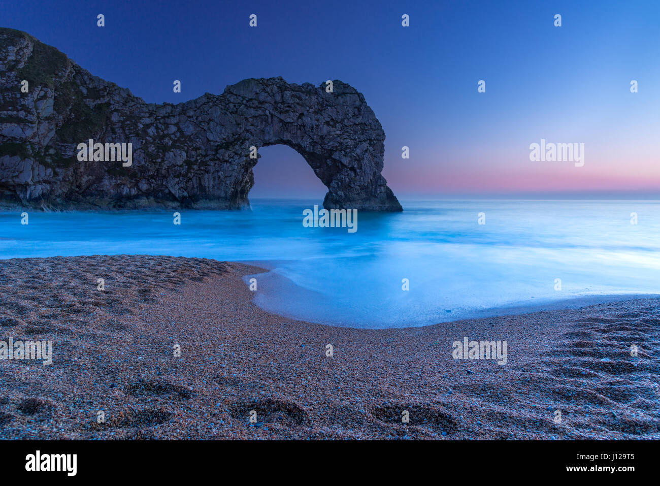 Durdle Door machen Stockfoto